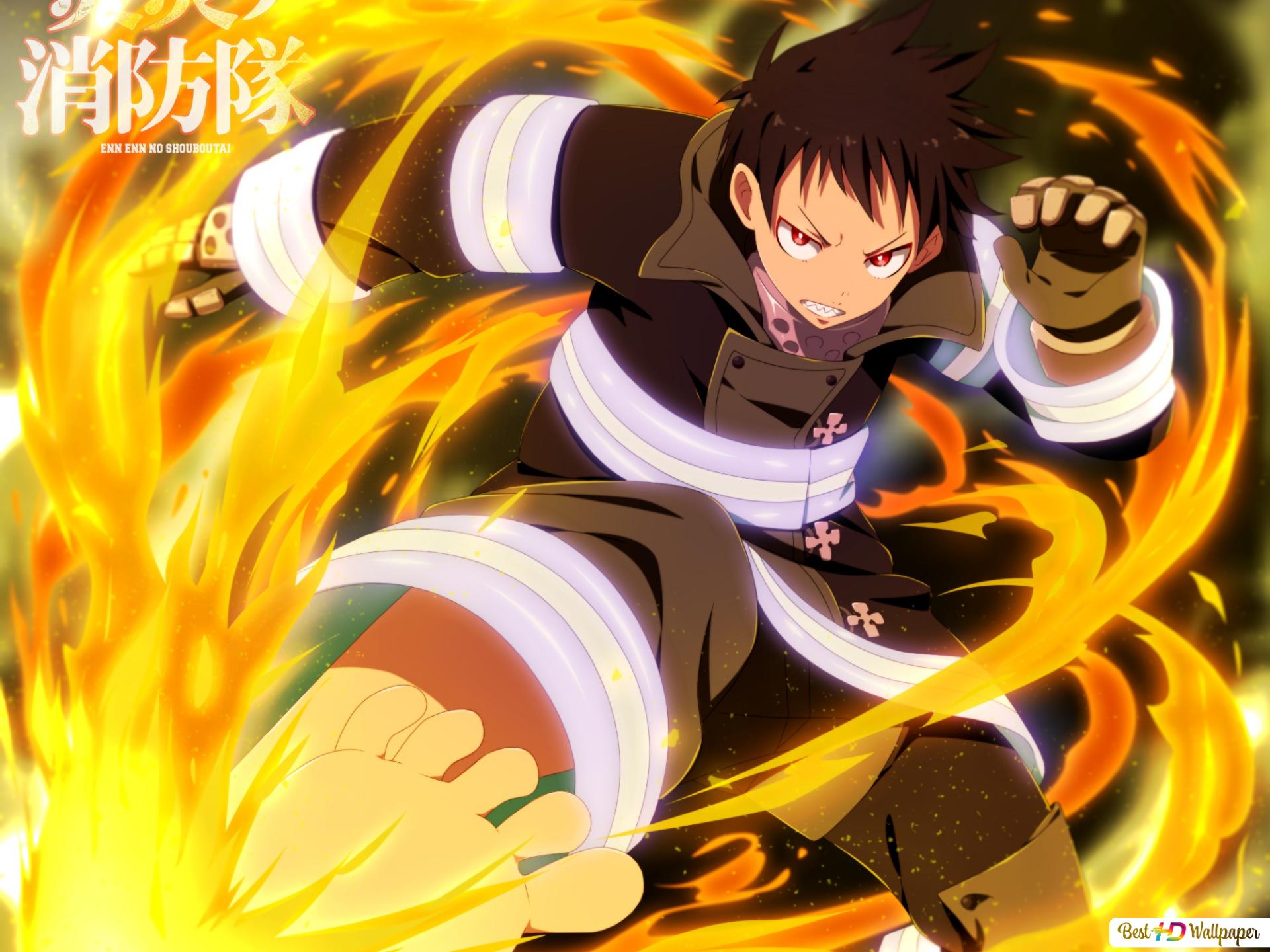 Shinra Kusakabe In Fire Force Wallpapers