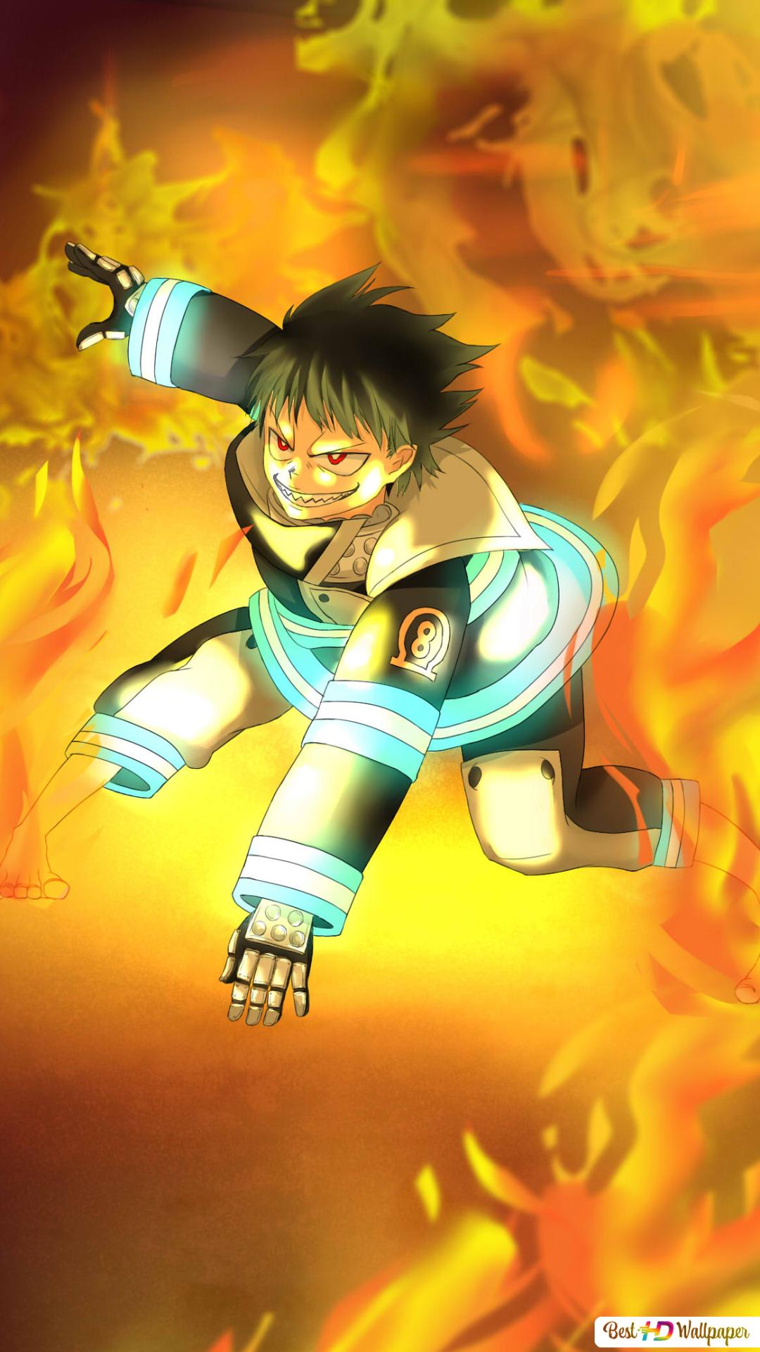 Shinra Kusakabe In Fire Force Wallpapers