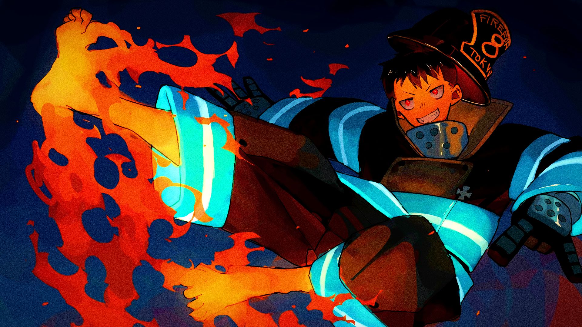 Shinra Kusakabe In Fire Force Wallpapers