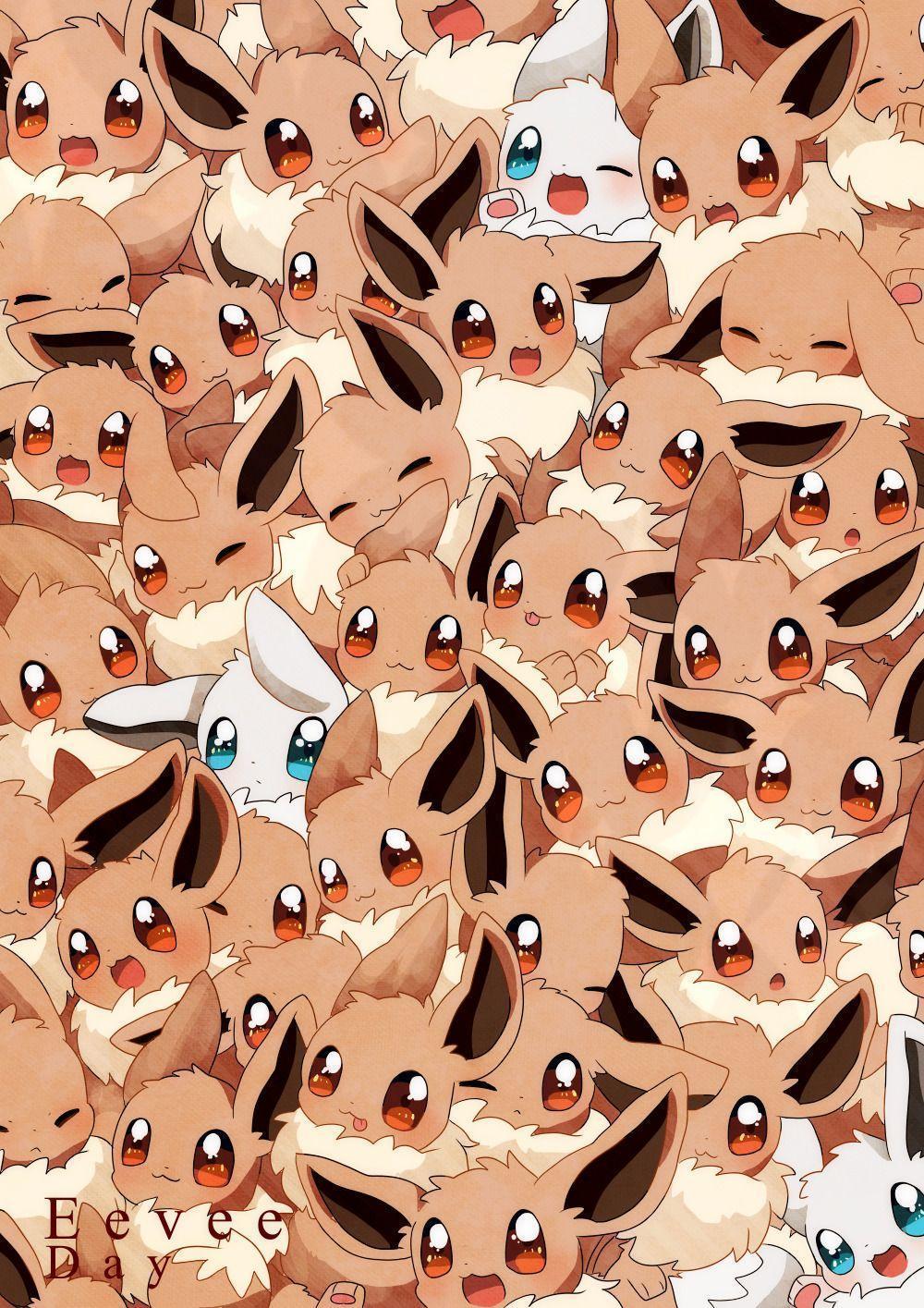 Shiny Eevee Evolutions Wallpapers