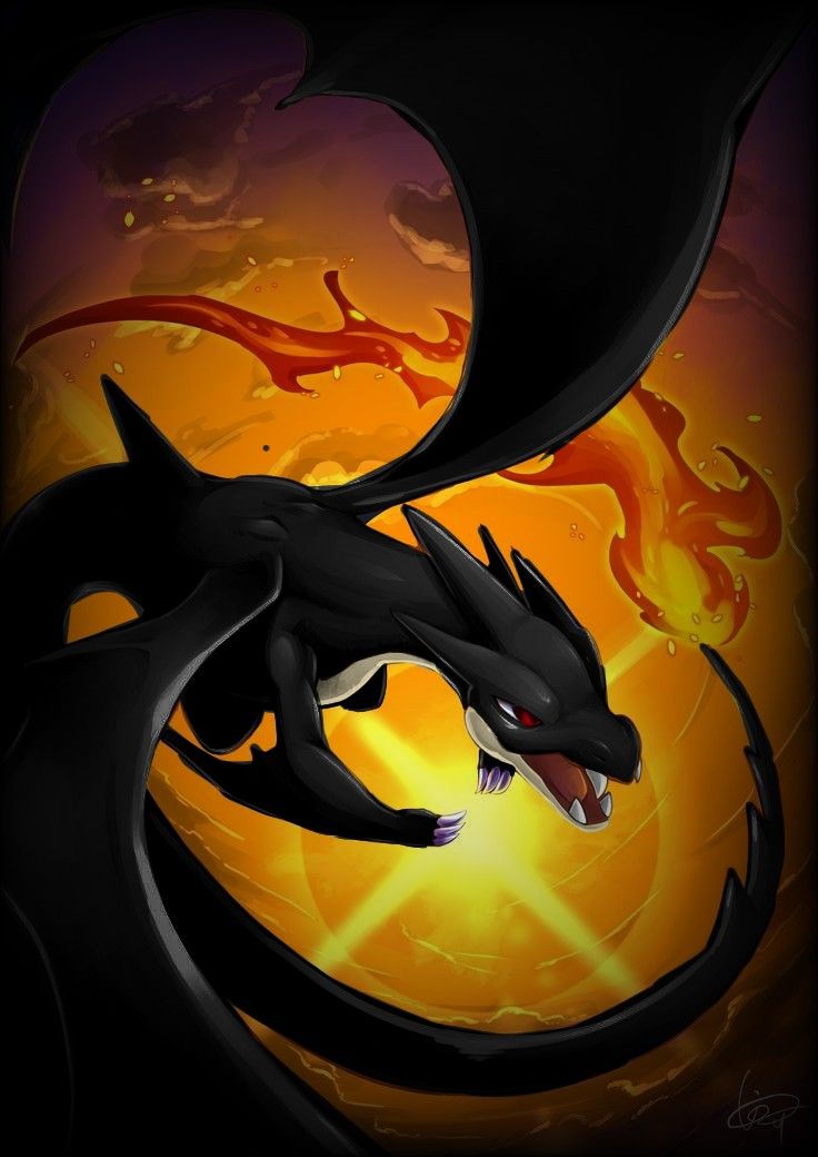 Shiny Mega Charizard X Wallpapers