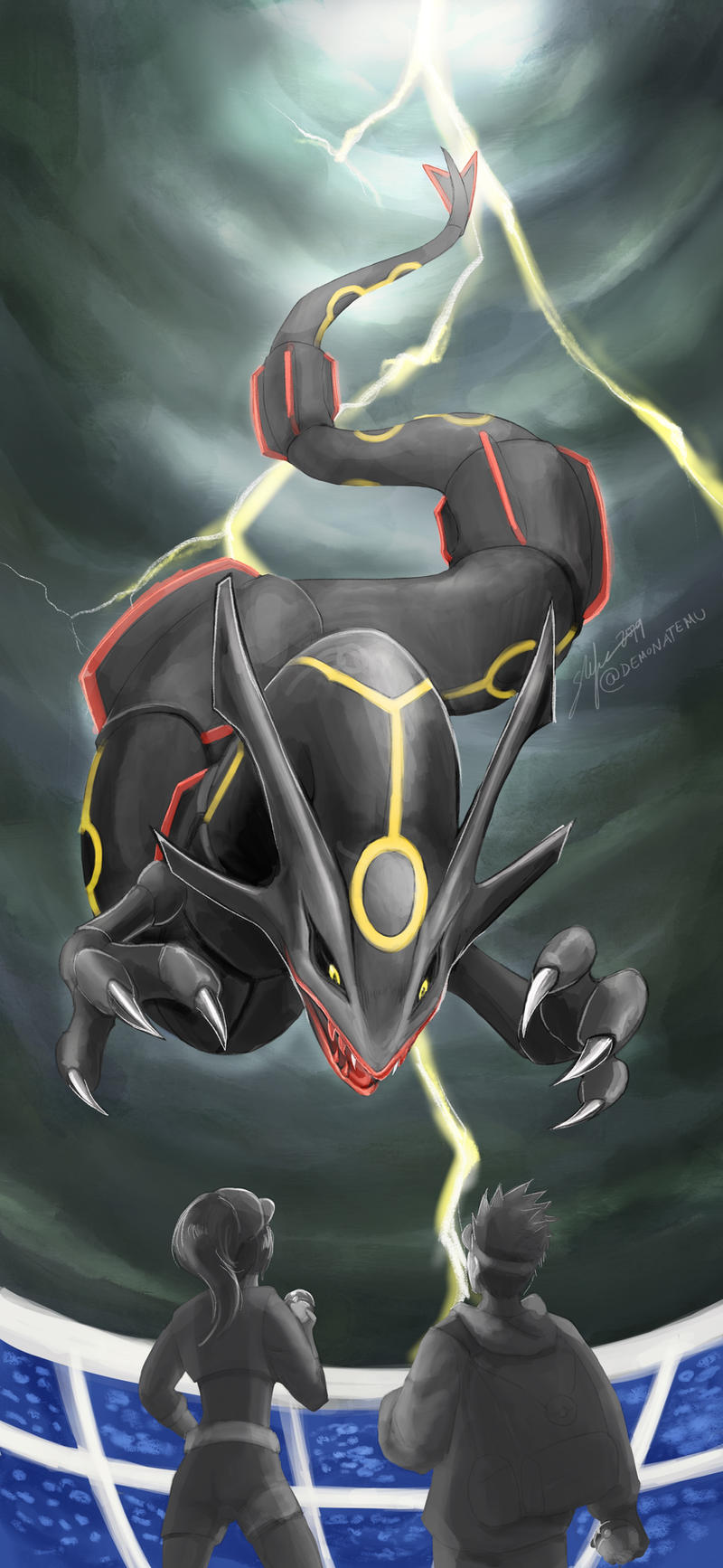 Shiny Rayquaza Wallpapers