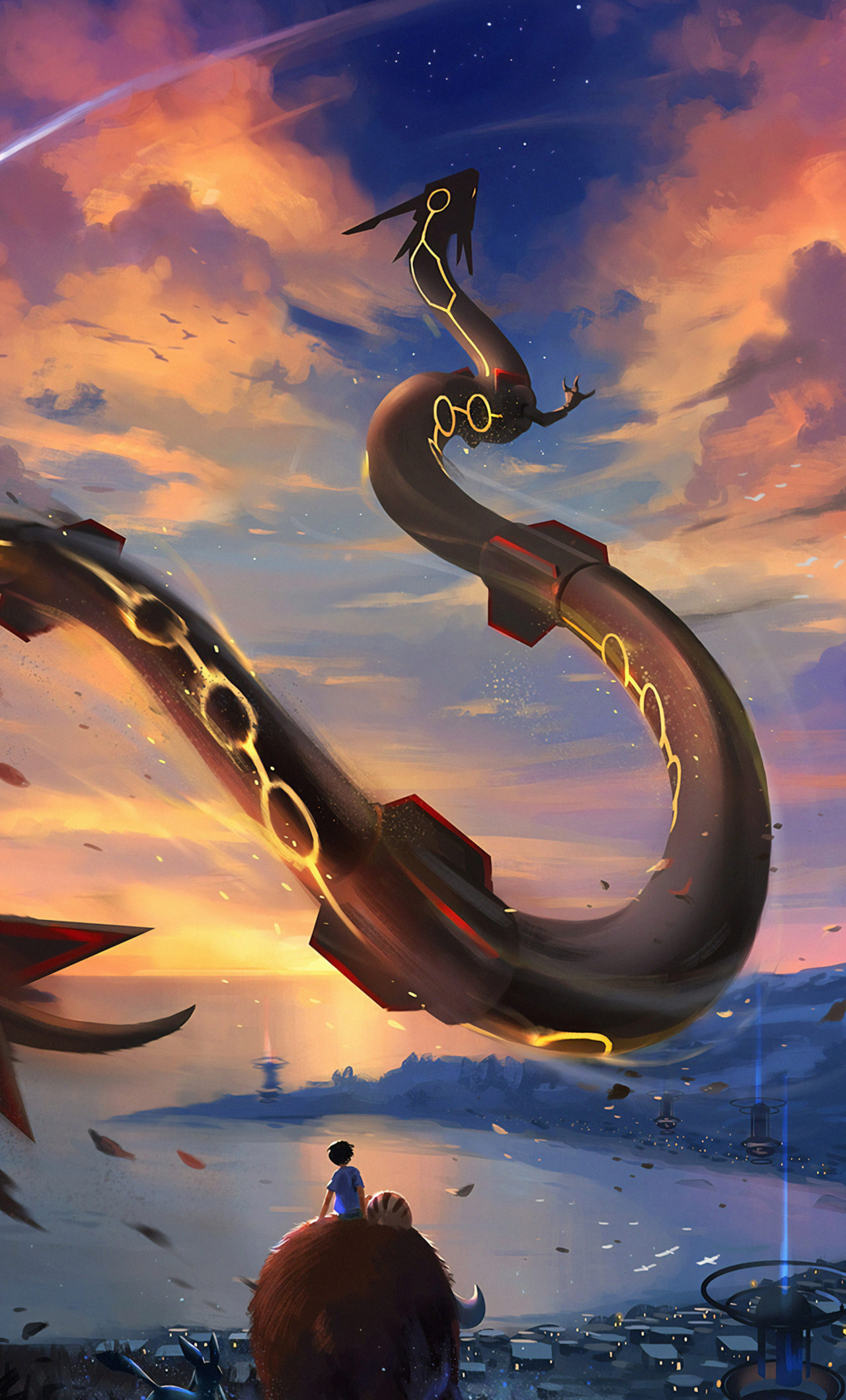 Shiny Rayquaza Wallpapers