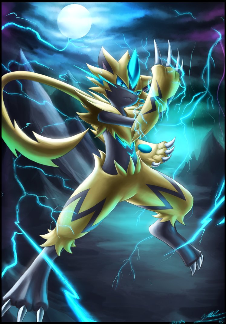 Shiny Zeraora Wallpapers