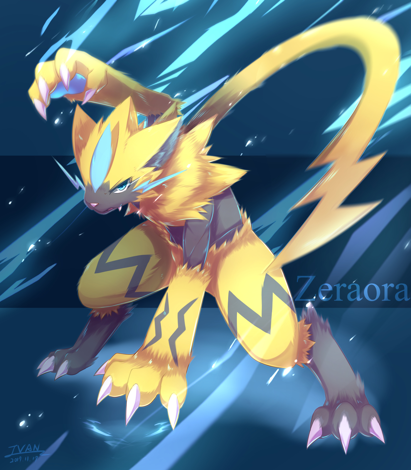 Shiny Zeraora Wallpapers