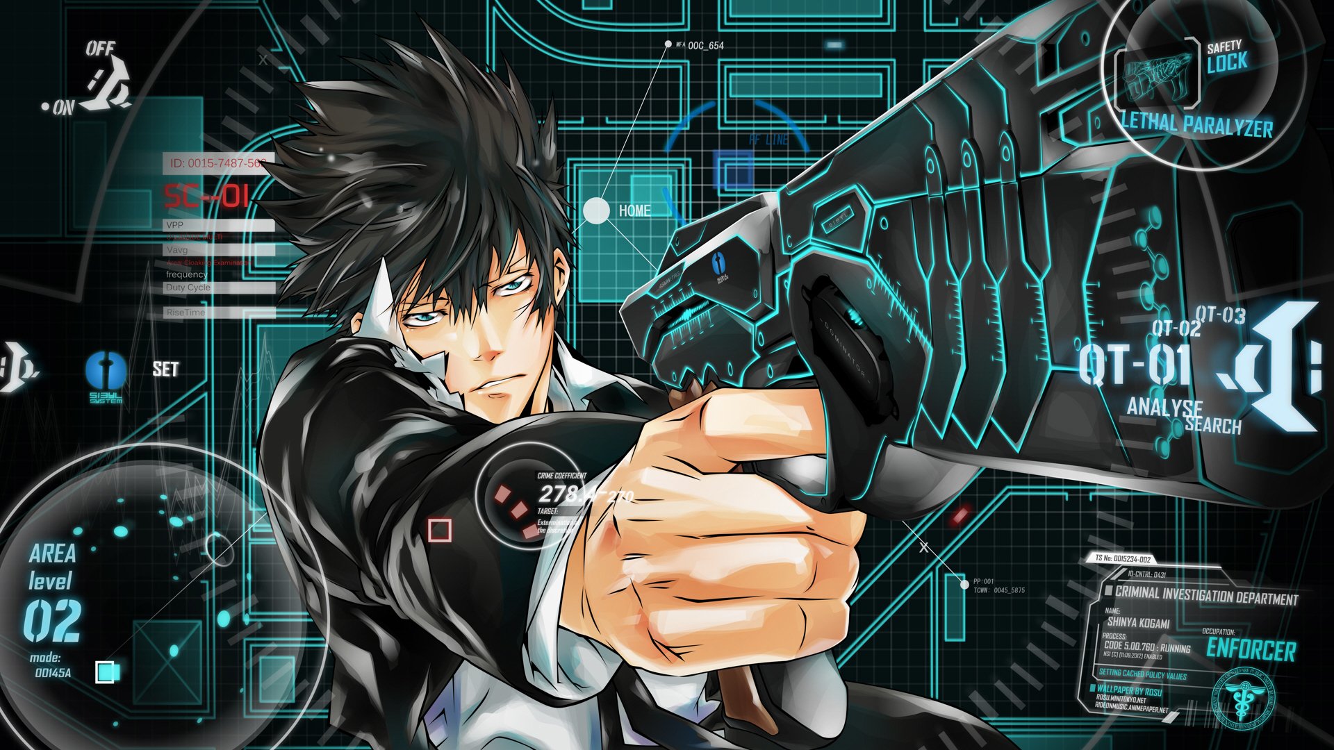 Shinya Kogami From Psycho-Pass Wallpapers