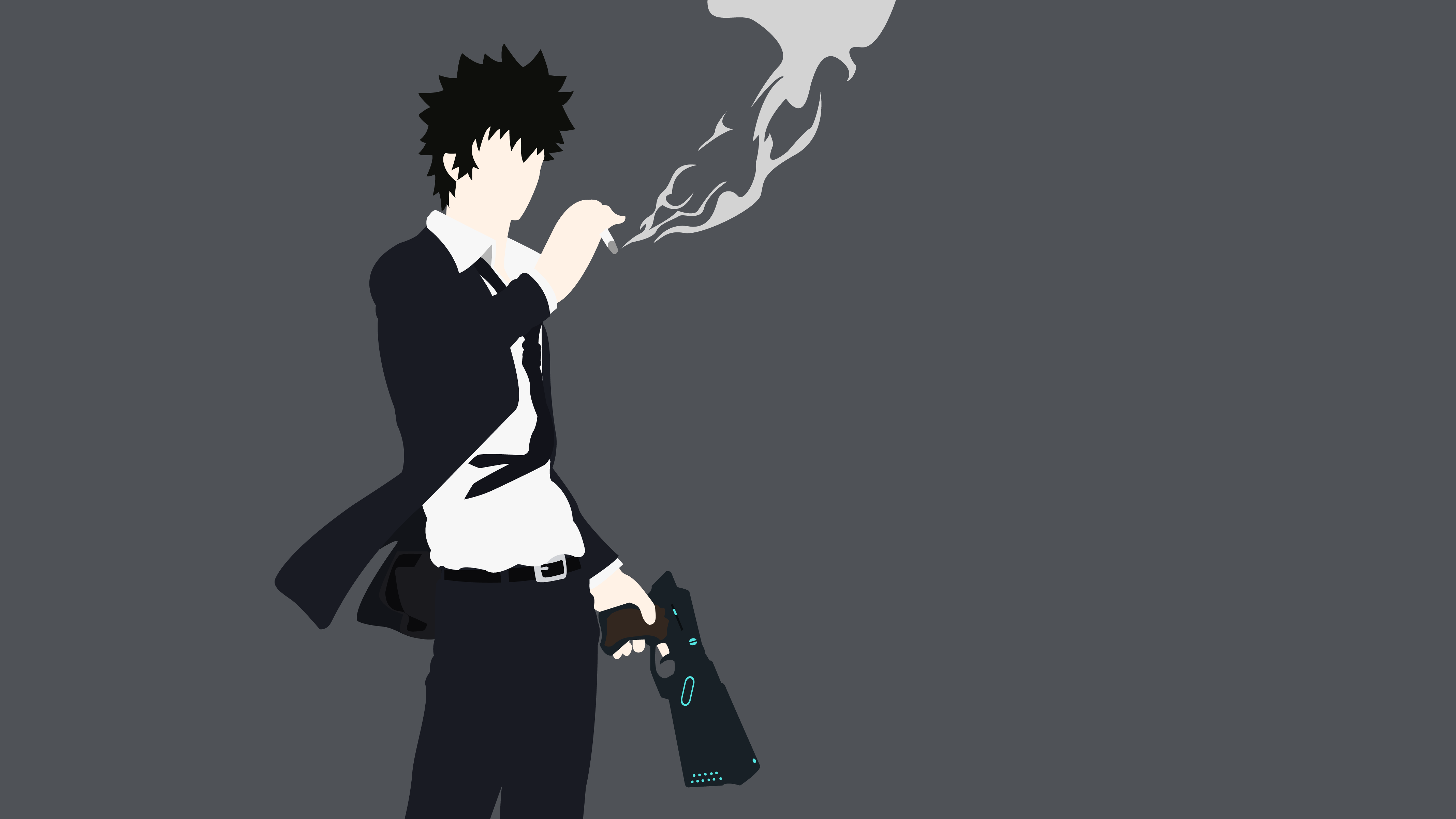 Shinya Kogami Minimalist Wallpapers