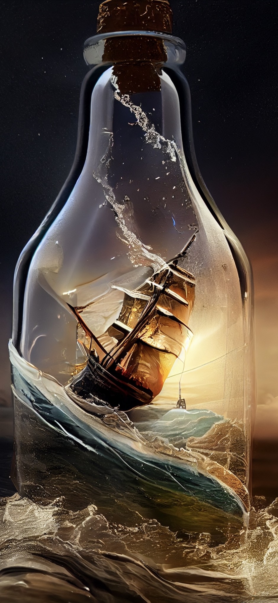 Ship In A Bottle Wallpapers