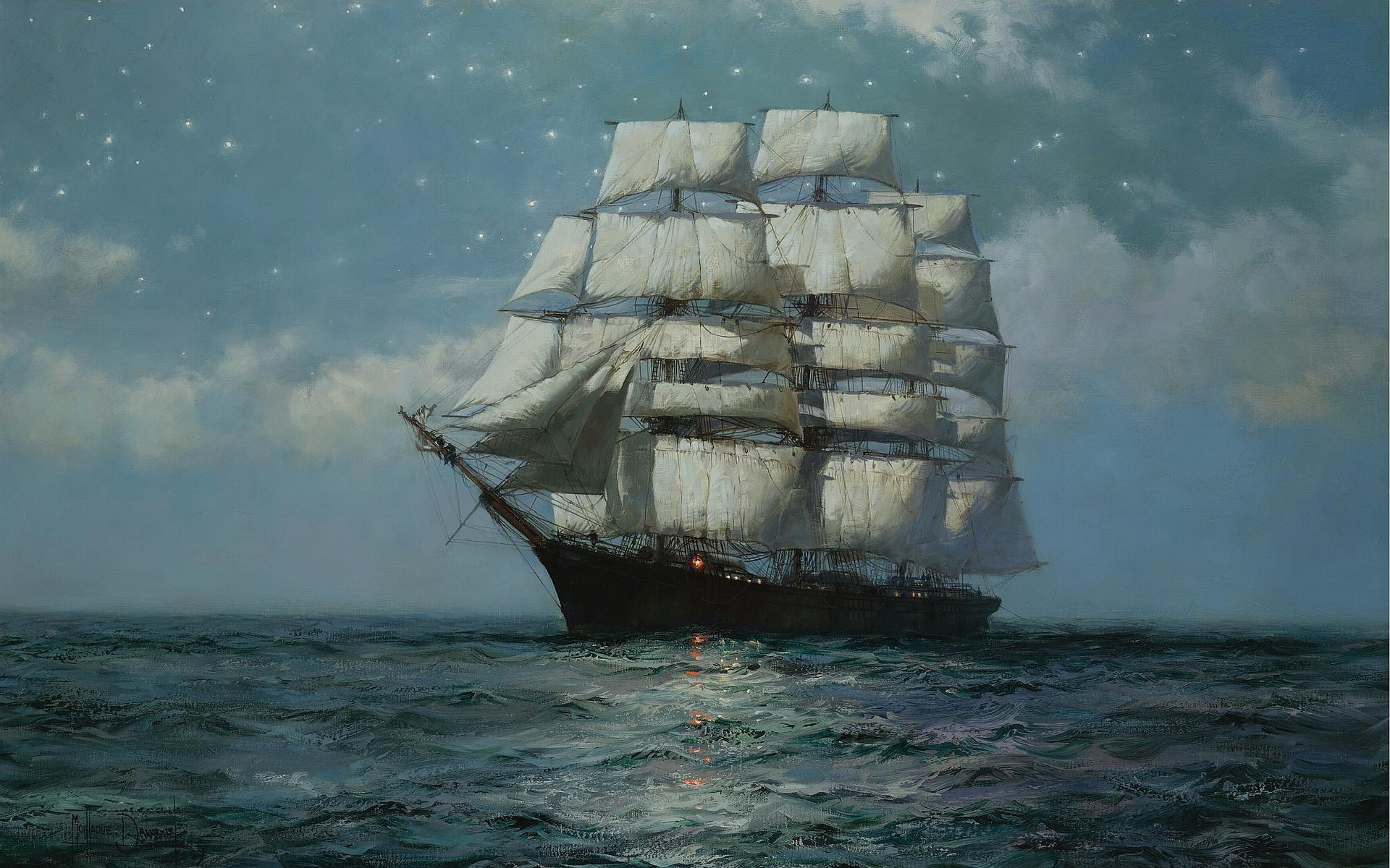 Ship Painting Wallpapers