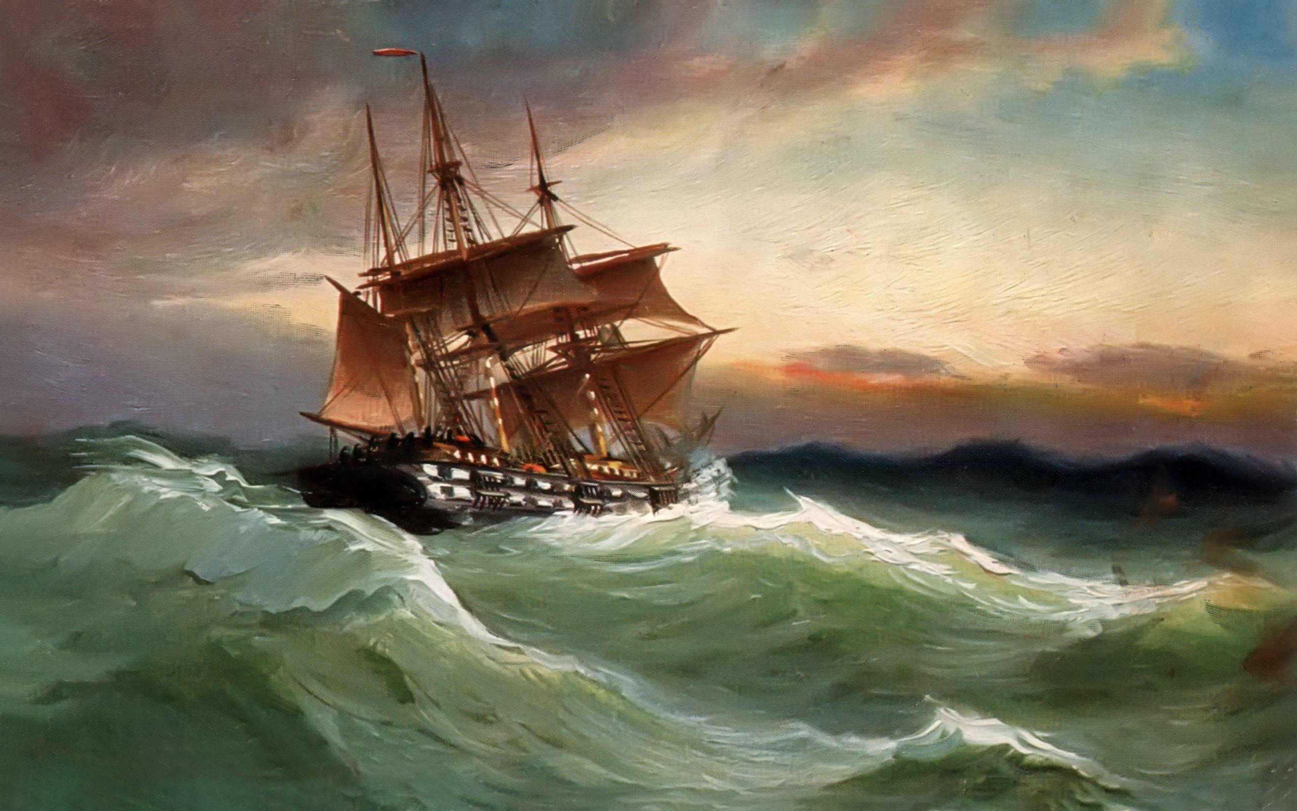 Ship Painting Wallpapers