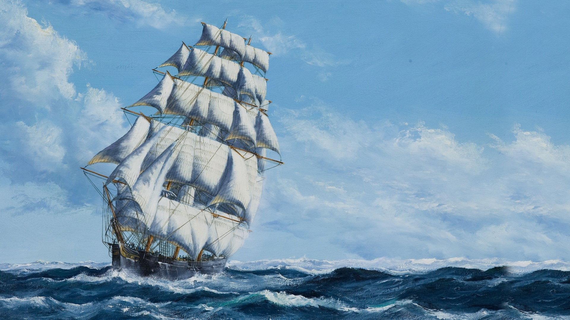 Ship Painting Wallpapers