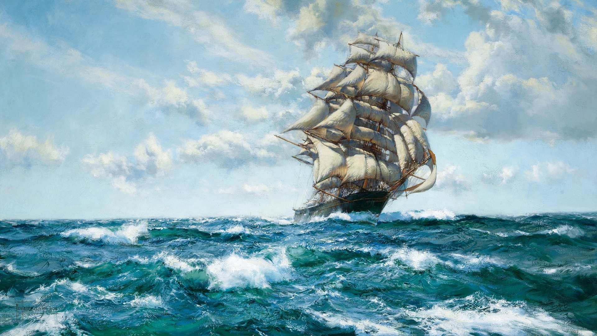 Ship Painting Wallpapers