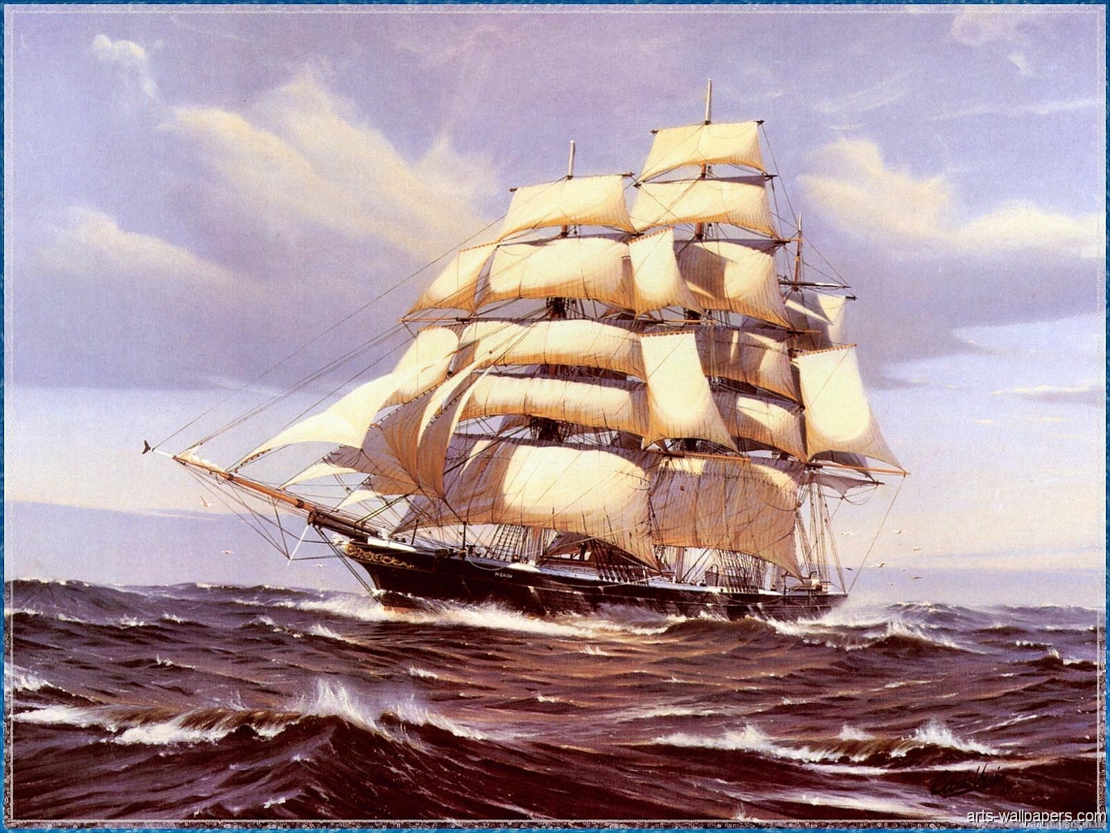 Ship Painting Wallpapers