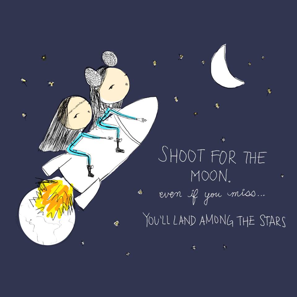 Shoot For The Stars Aim For The Moon Wallpapers