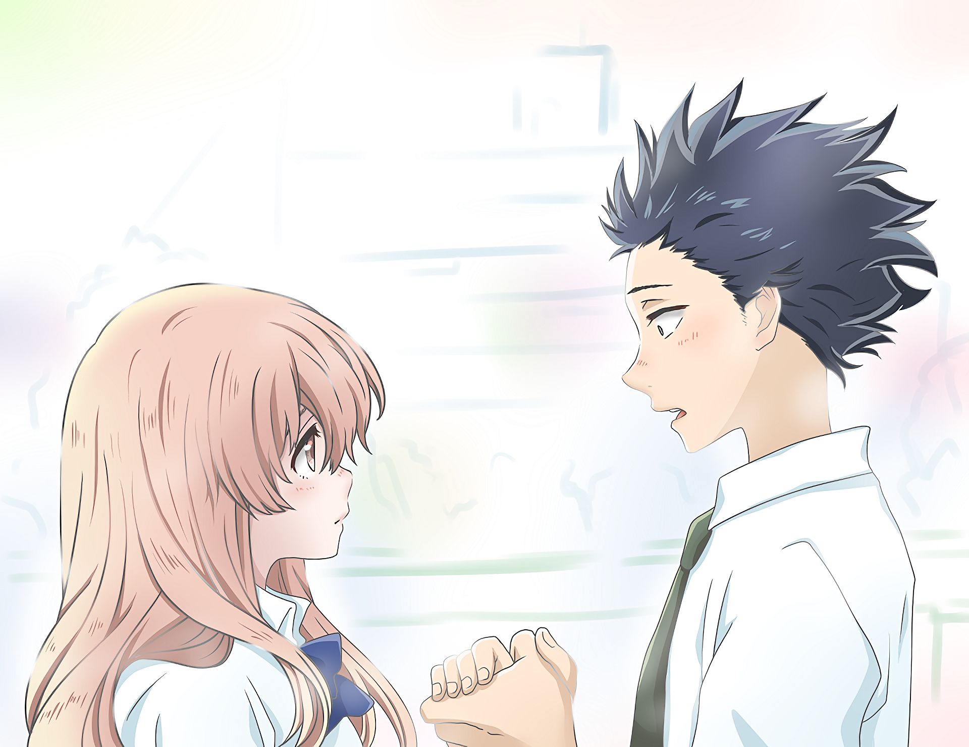 Shouko Nishimiya And Shouya Ishida Wallpapers