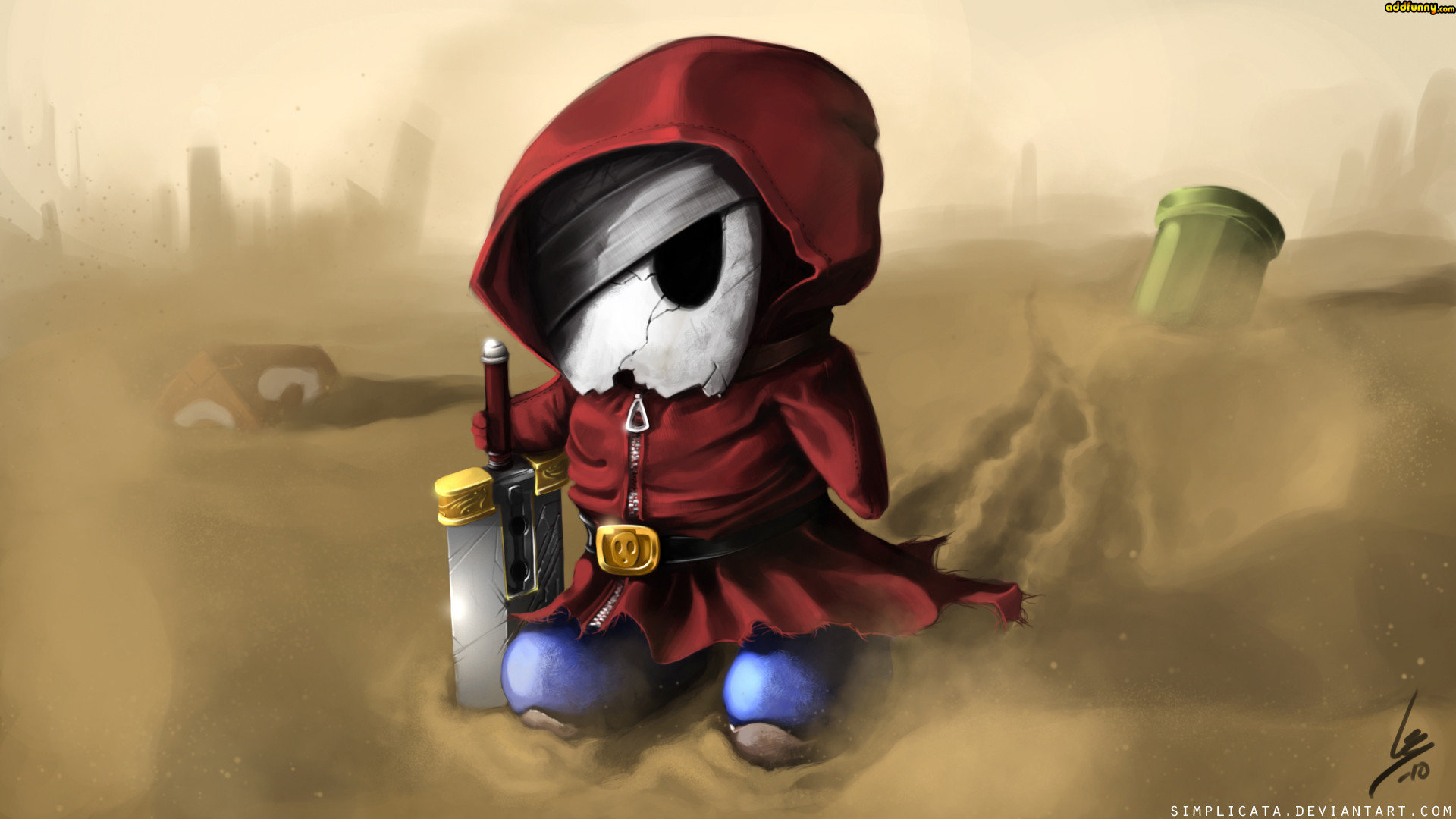 Shy Guy Background