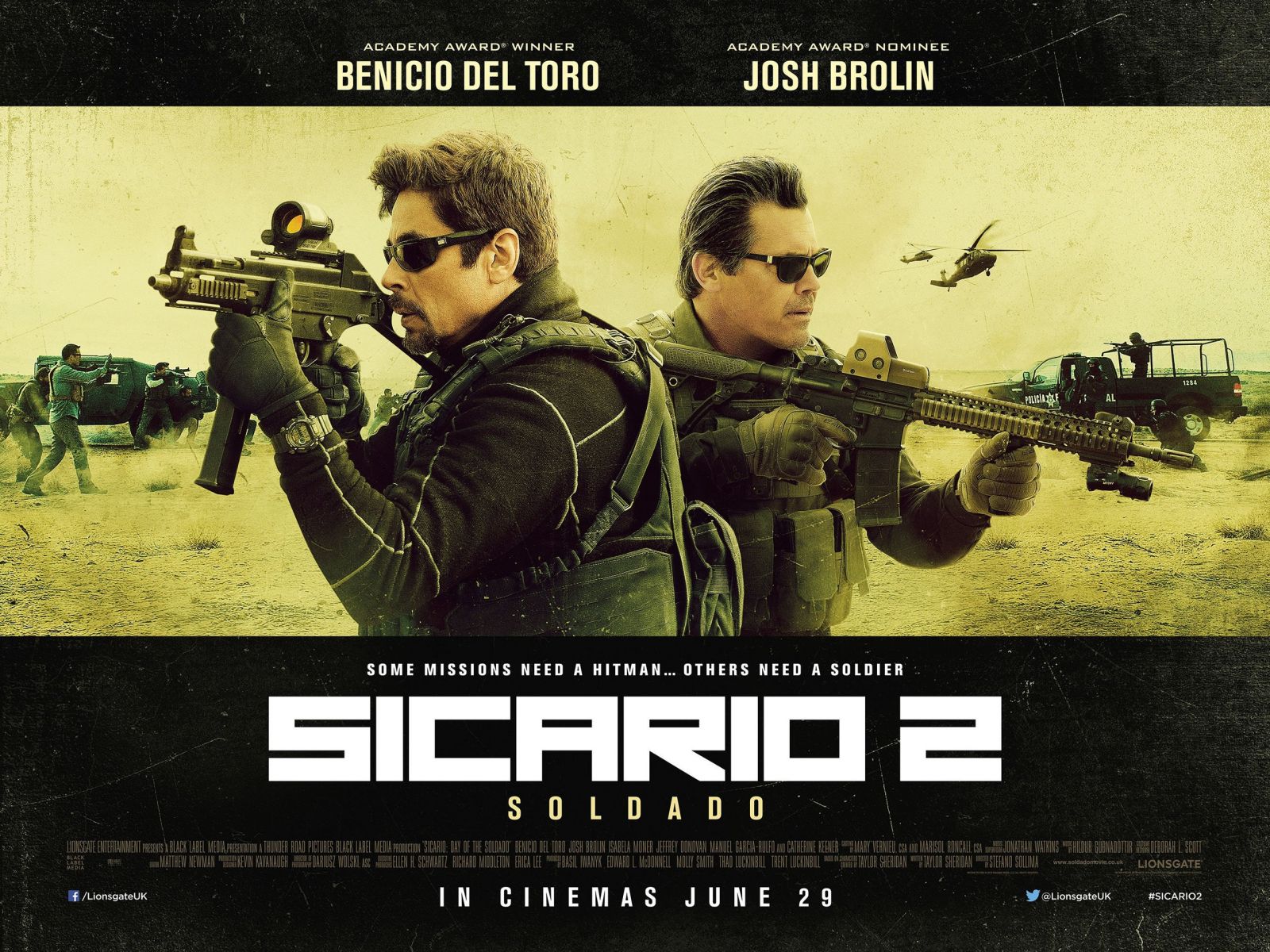 Sicario Day Of The Soldado Movie Poster 2018 Wallpapers