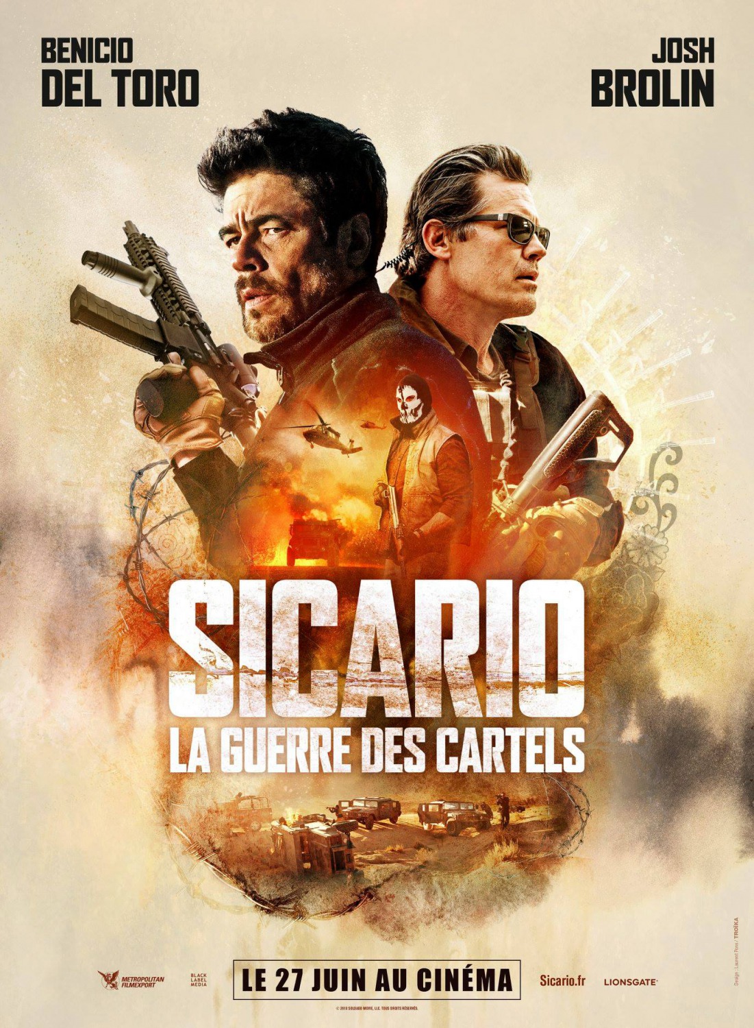 Sicario Day Of The Soldado Official Poster Wallpapers