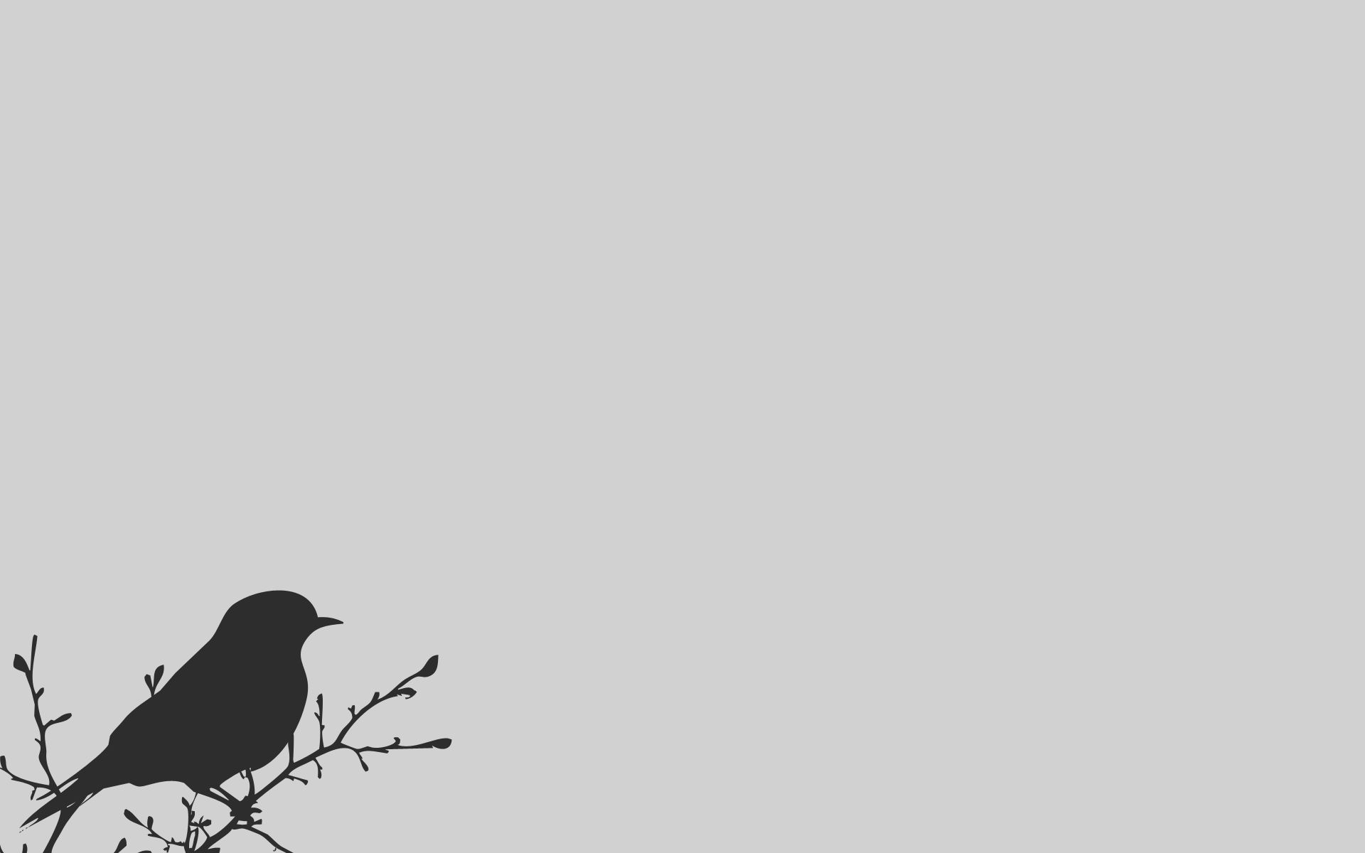 Silhouette Man And Birds Wallpapers