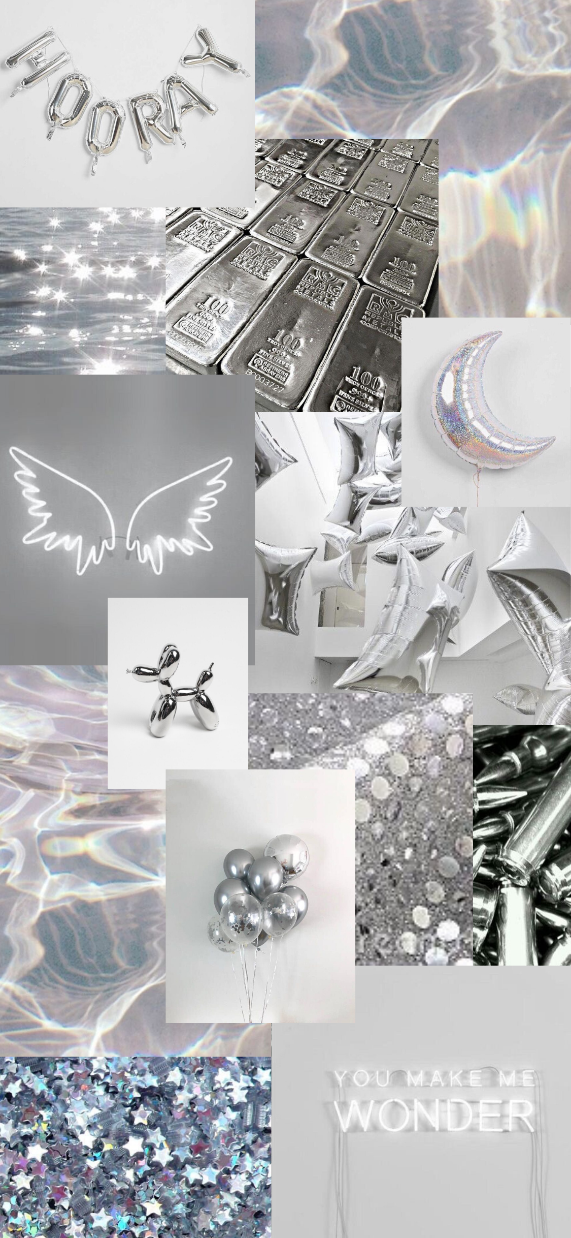 Silver Aesthetic Wallpapers