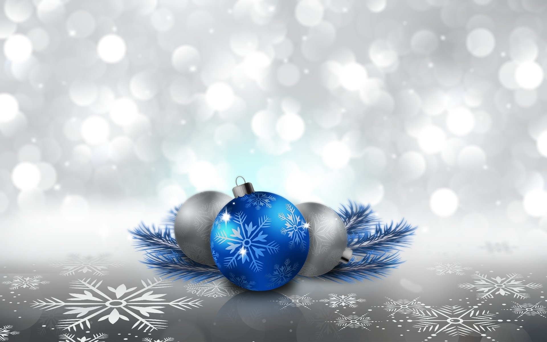 Silver Christmas Wallpapers