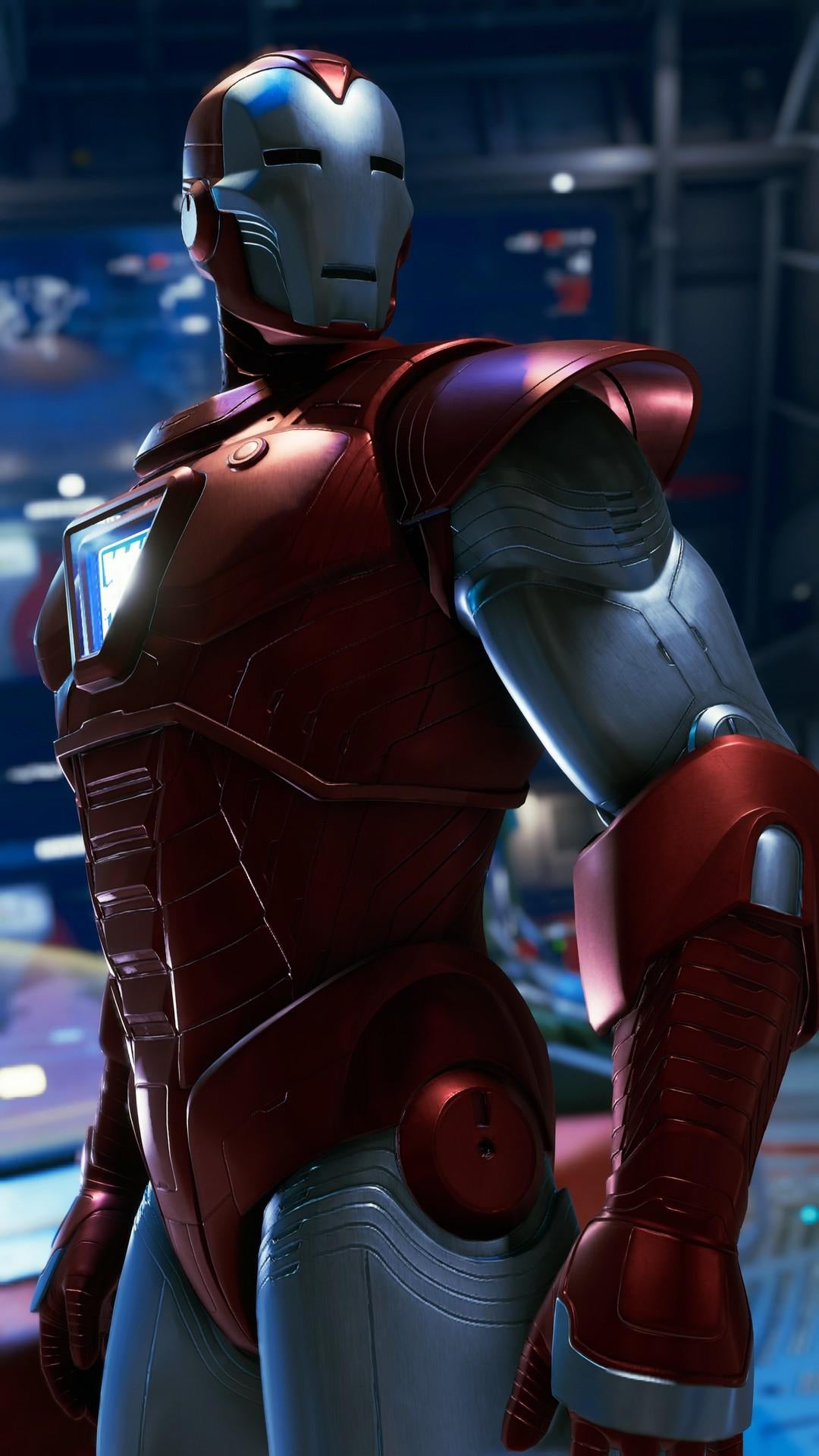 Silver Iron Man Suit 4K Wallpapers