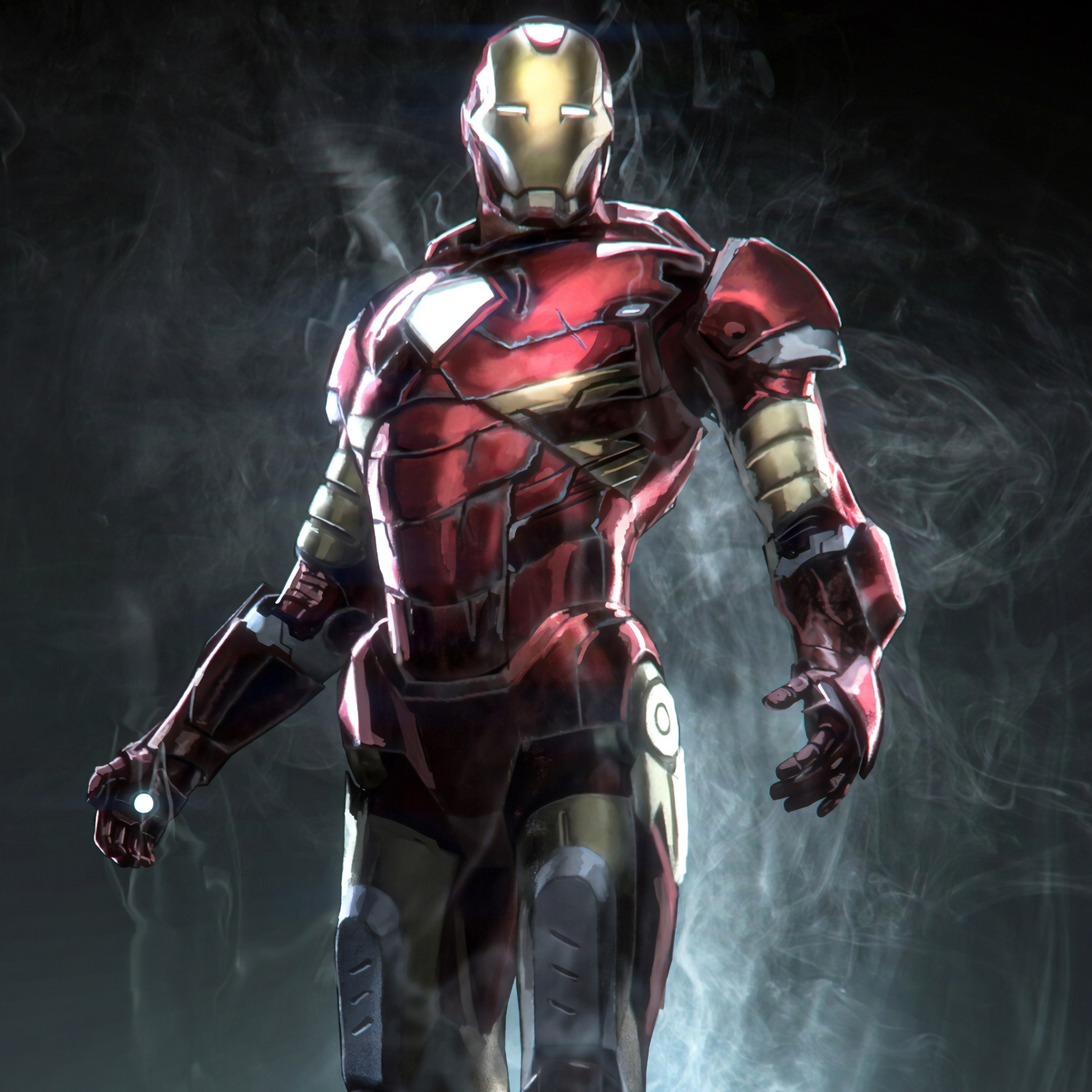 Silver Iron Man Suit 4K Wallpapers