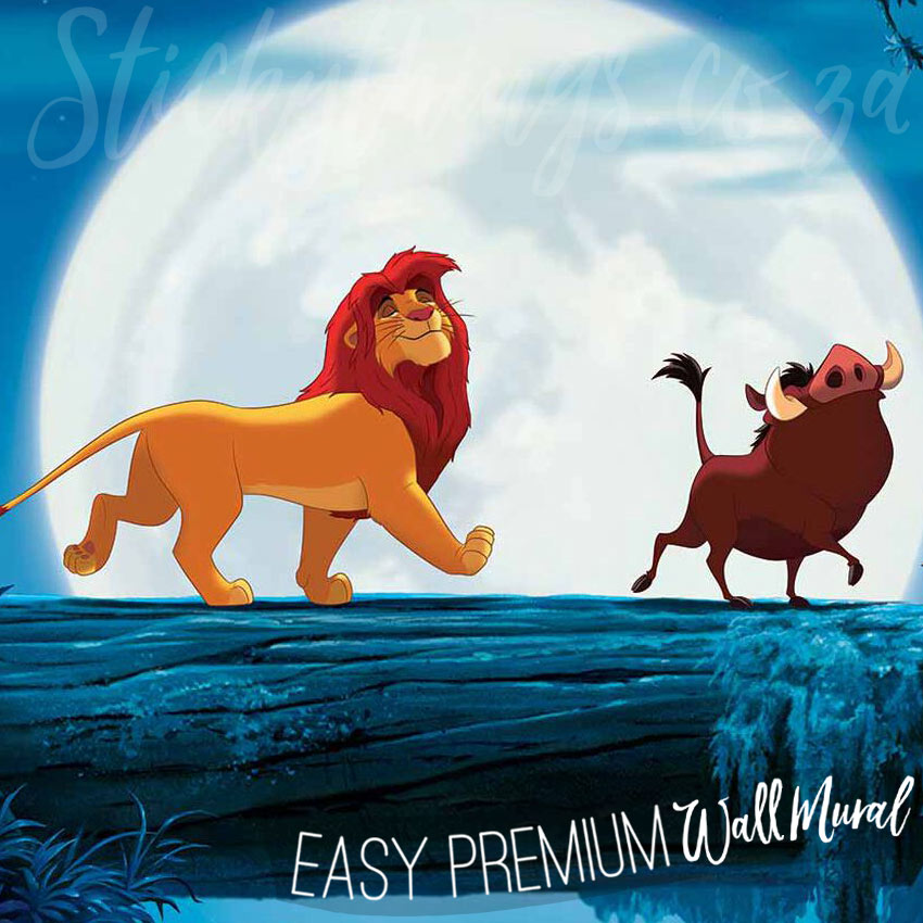 Simba Pumbaa And Timon On Log Wallpapers