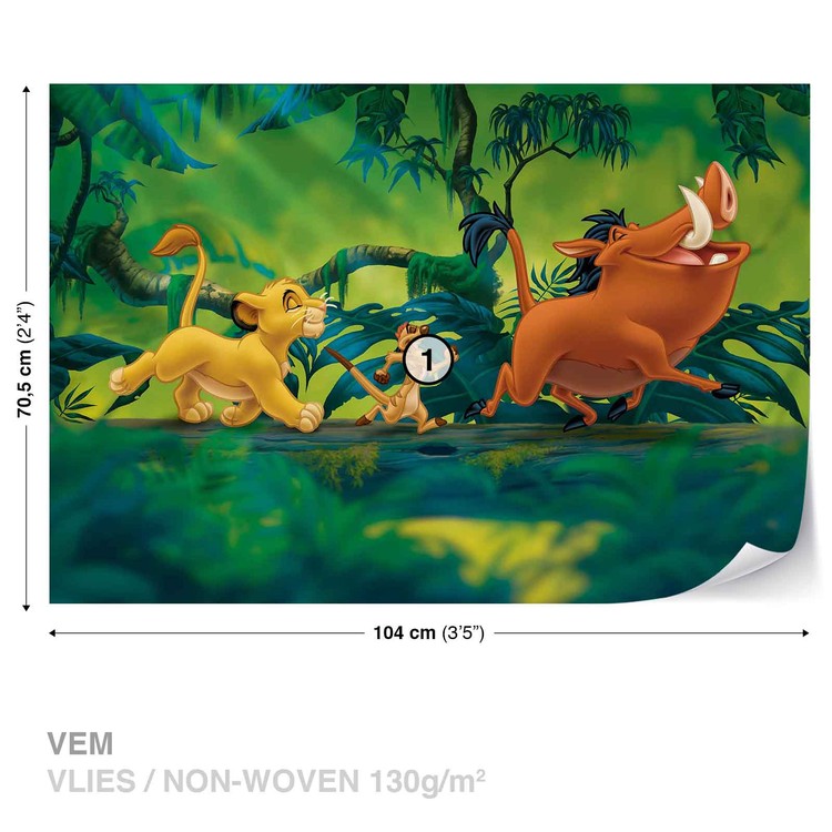 Simba Pumbaa And Timon On Log Wallpapers