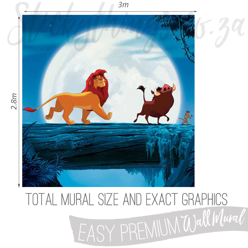 Simba Pumbaa And Timon On Log Wallpapers