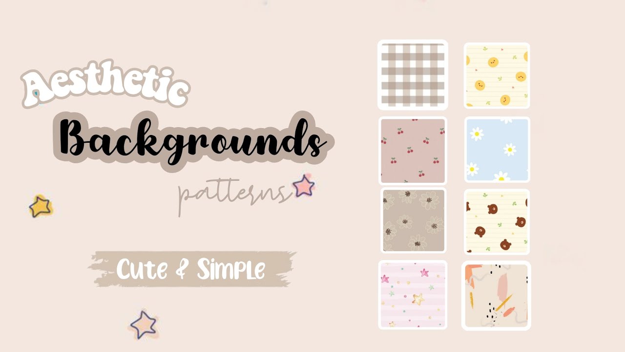 Simple Aesthetic Backgrounds