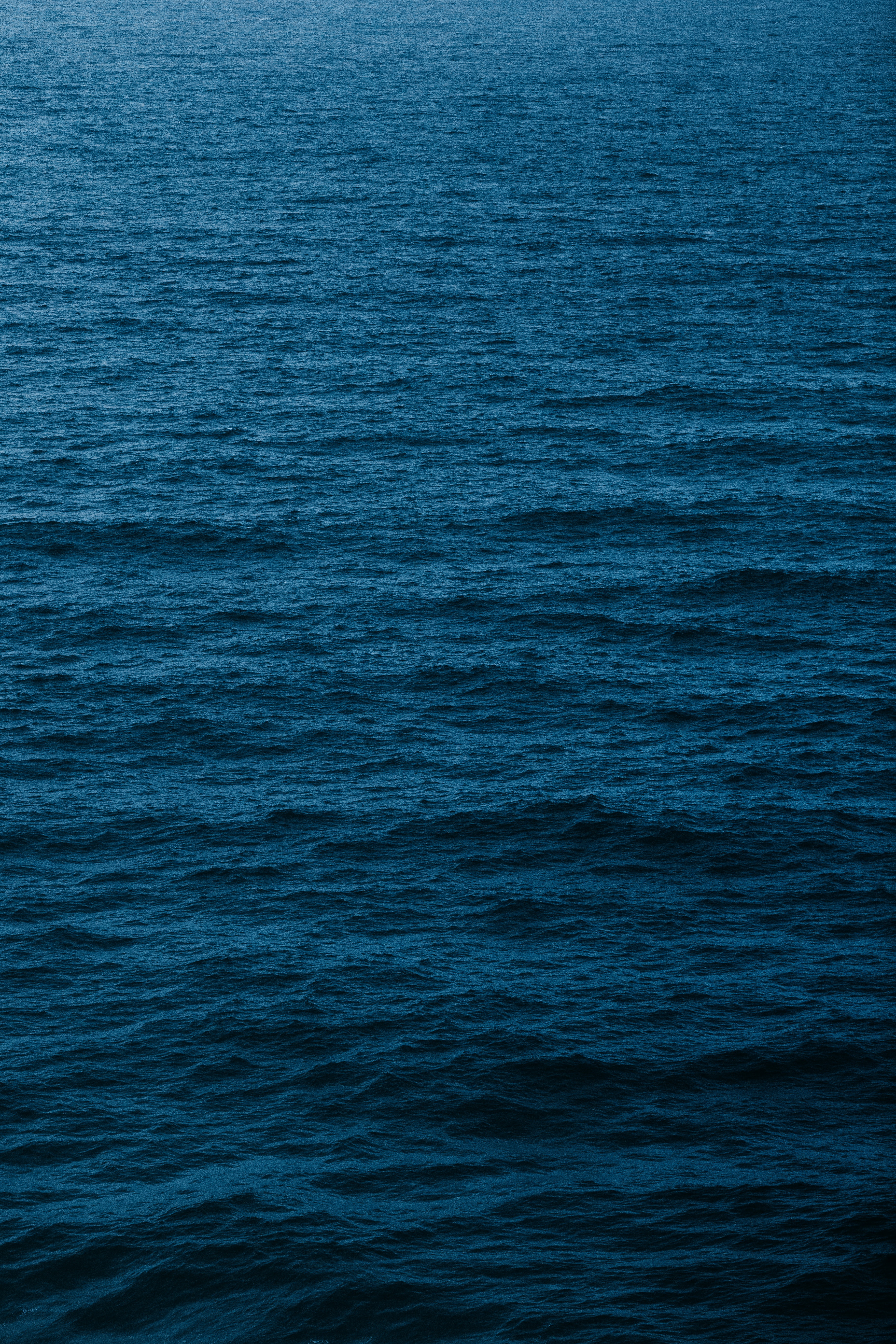 Simple Blue Dark Sea Waves Wallpapers