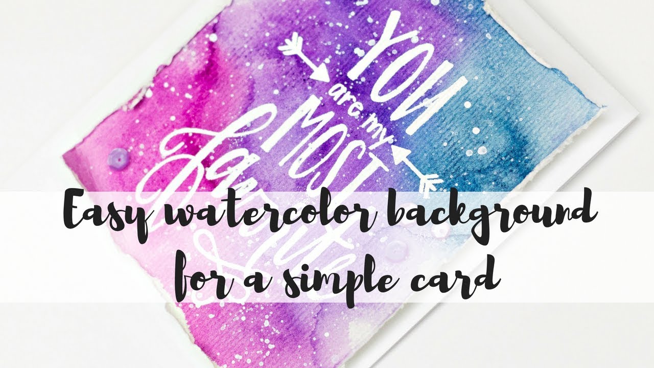 Simple Watercolor Backgrounds