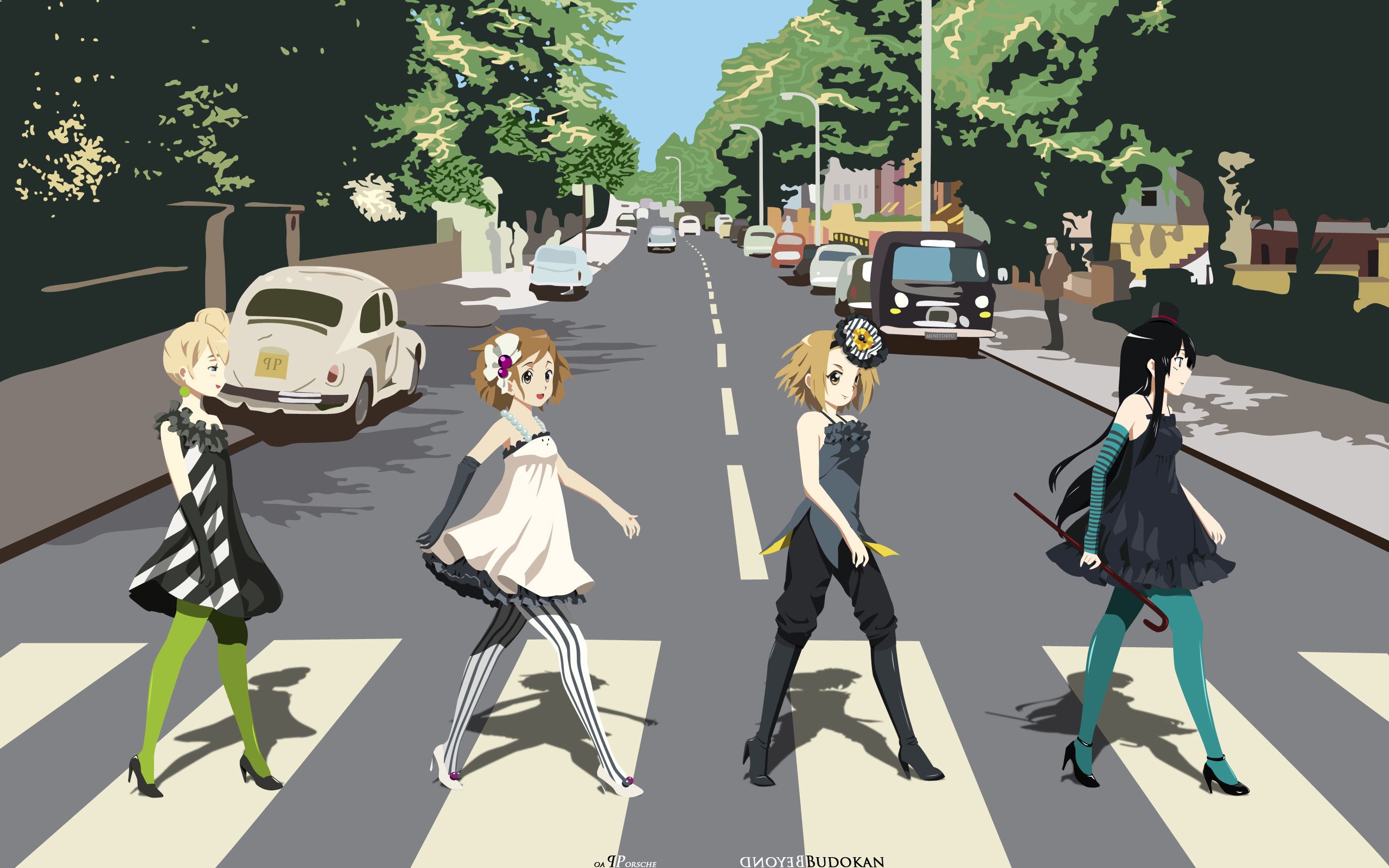 Simpsons Abbey Road Wallpapers