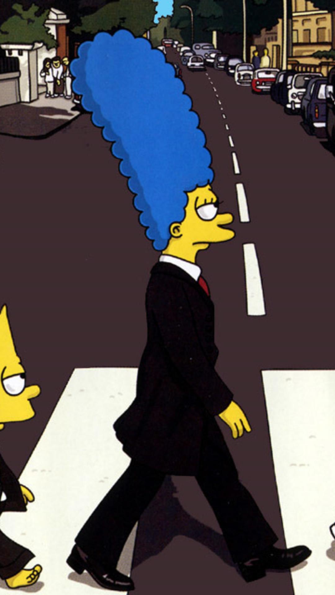 Simpsons Abbey Road Wallpapers