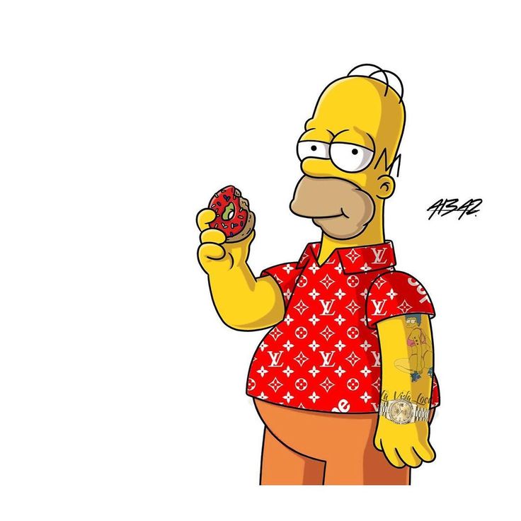 Simpsons Louis Vuitton Wallpapers