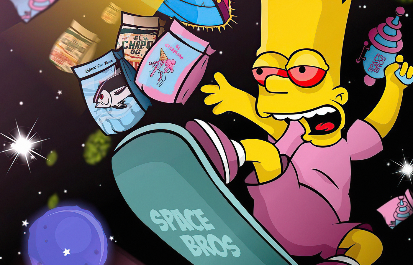 Simpsons Louis Vuitton Wallpapers