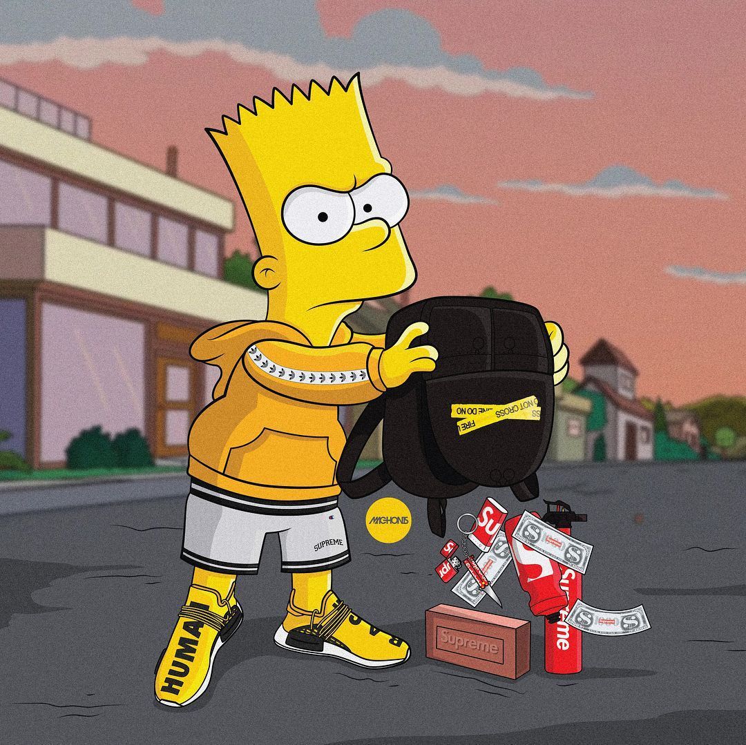 Simpsons Louis Vuitton Wallpapers