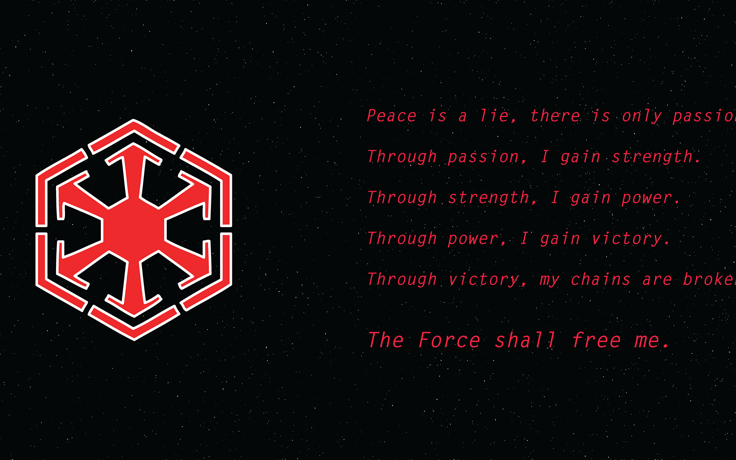 Sith Code Wallpapers