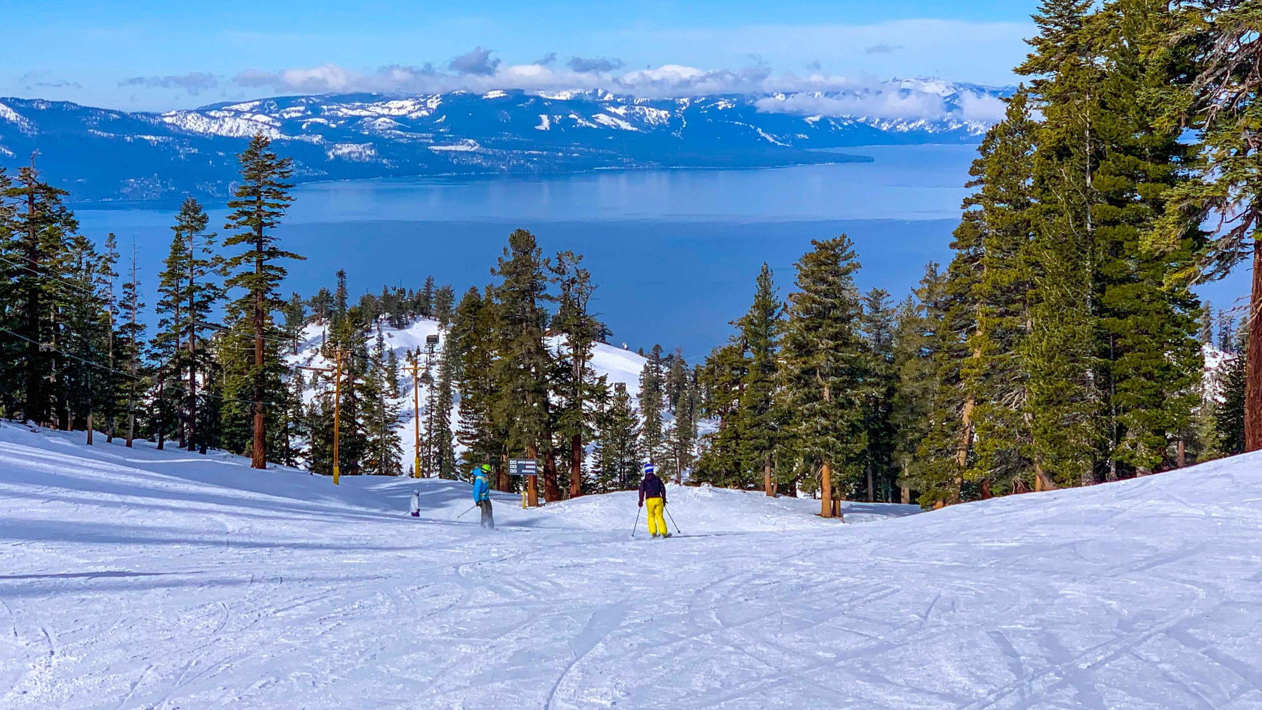 Ski Mountain Background