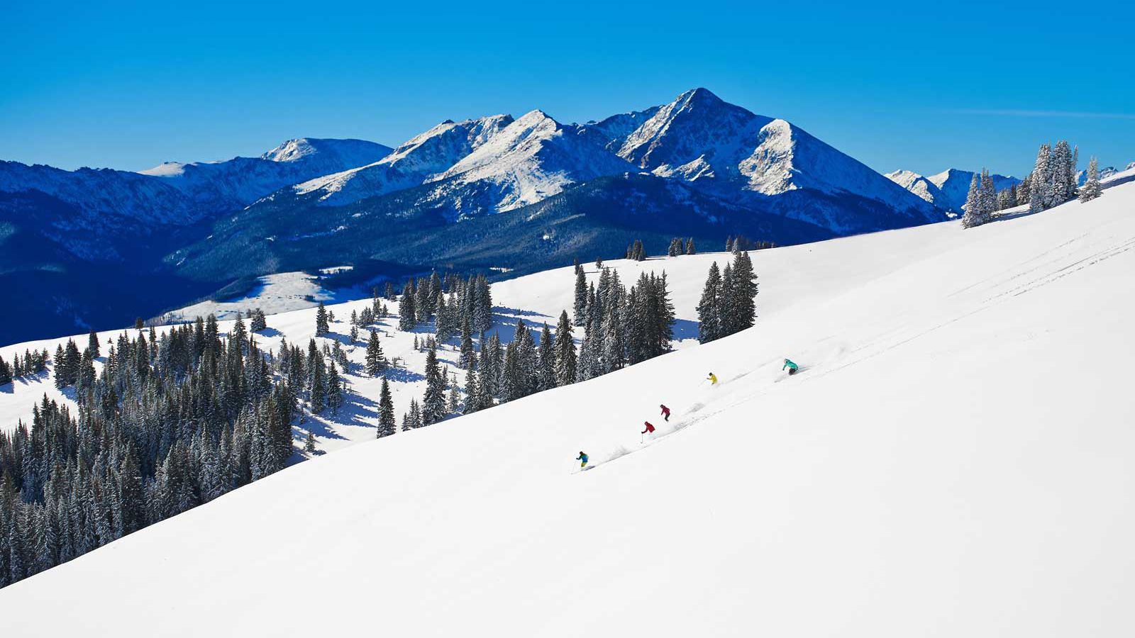 Ski Mountain Background