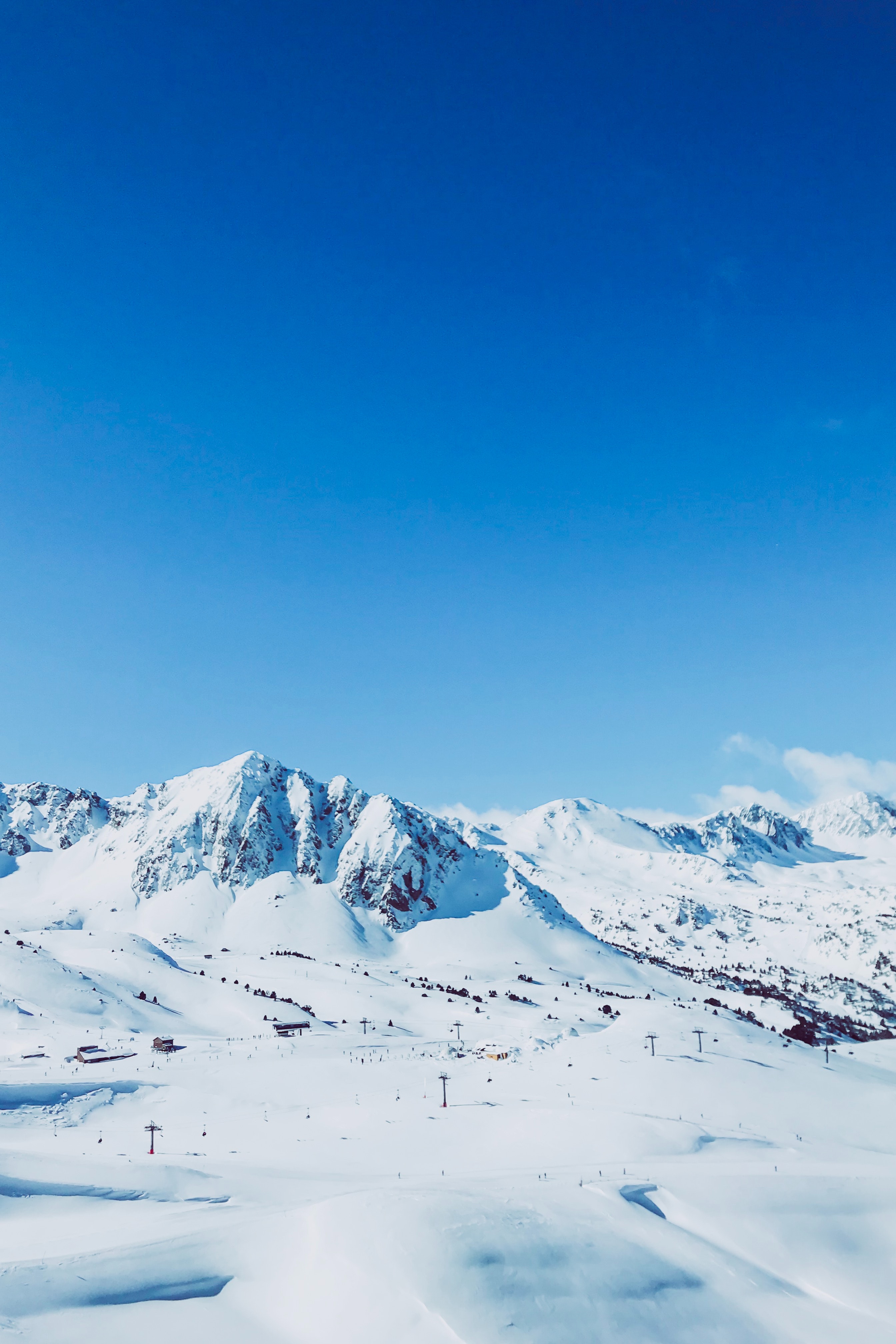 Ski Mountain Background