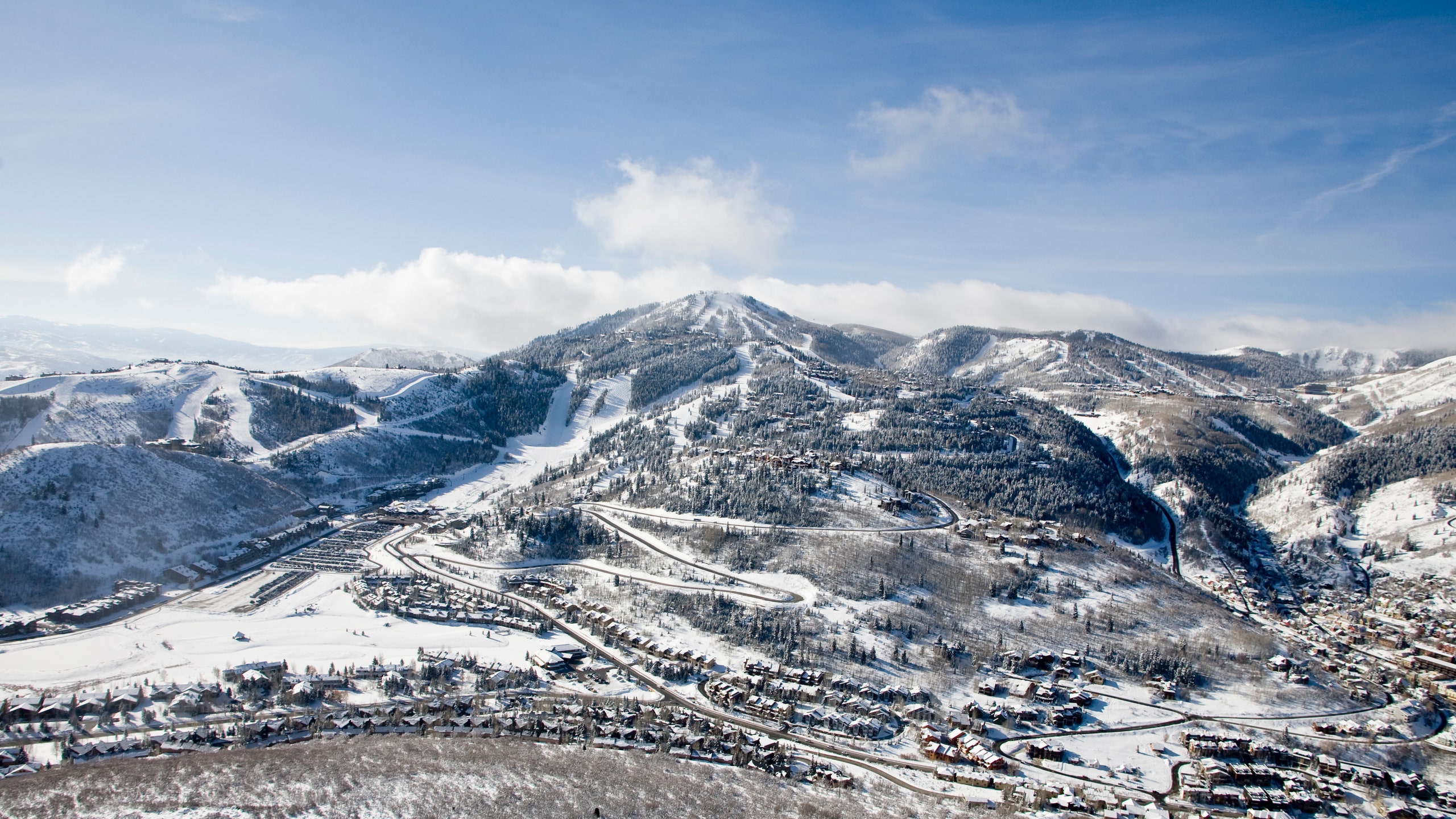 Ski Mountain Background