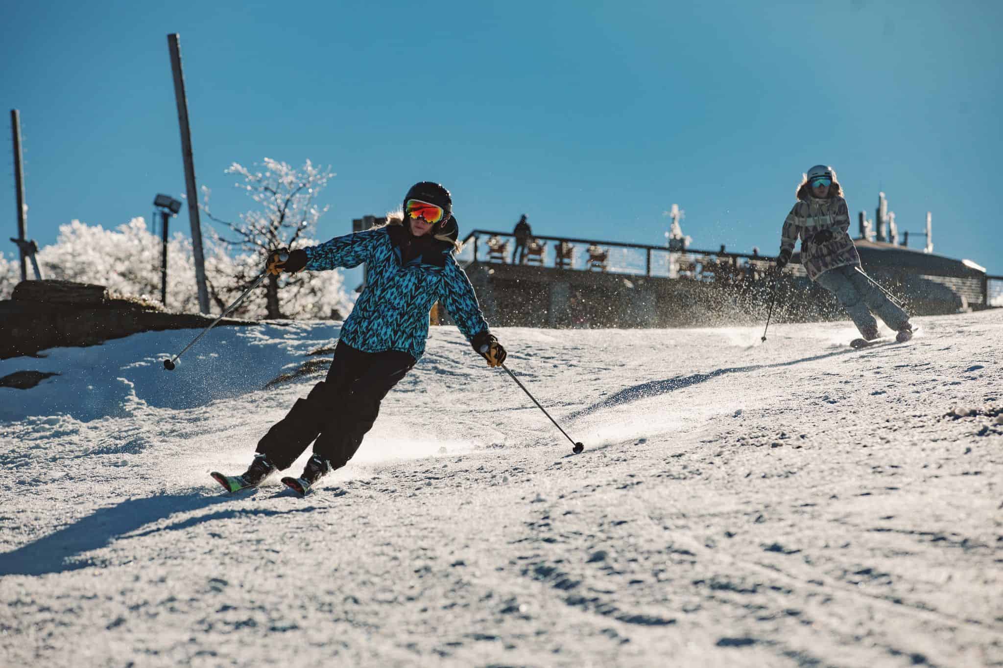 Ski Mountain Background