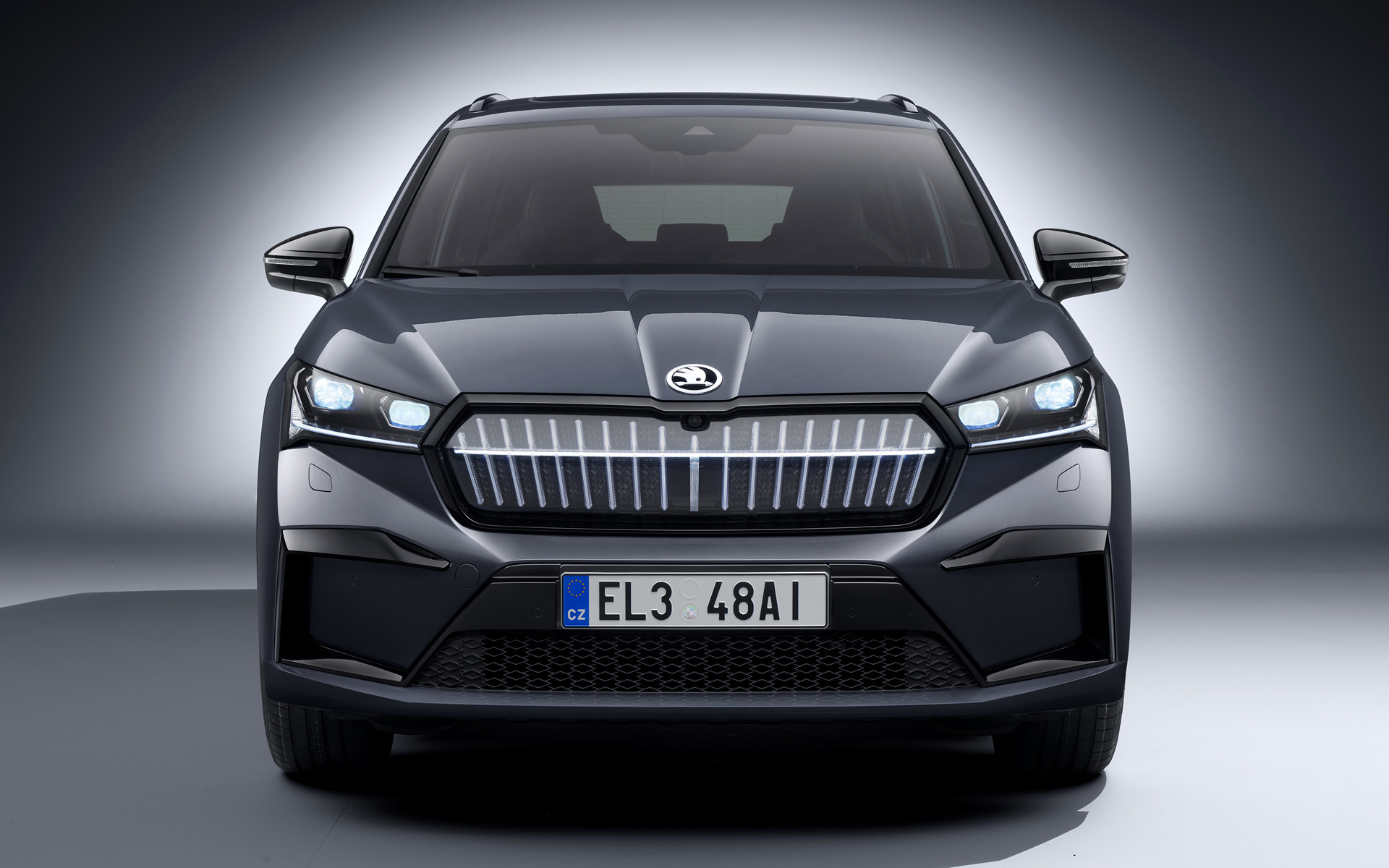 Skoda Enyaq Iv Tour De France Lead Vehicle Wallpapers