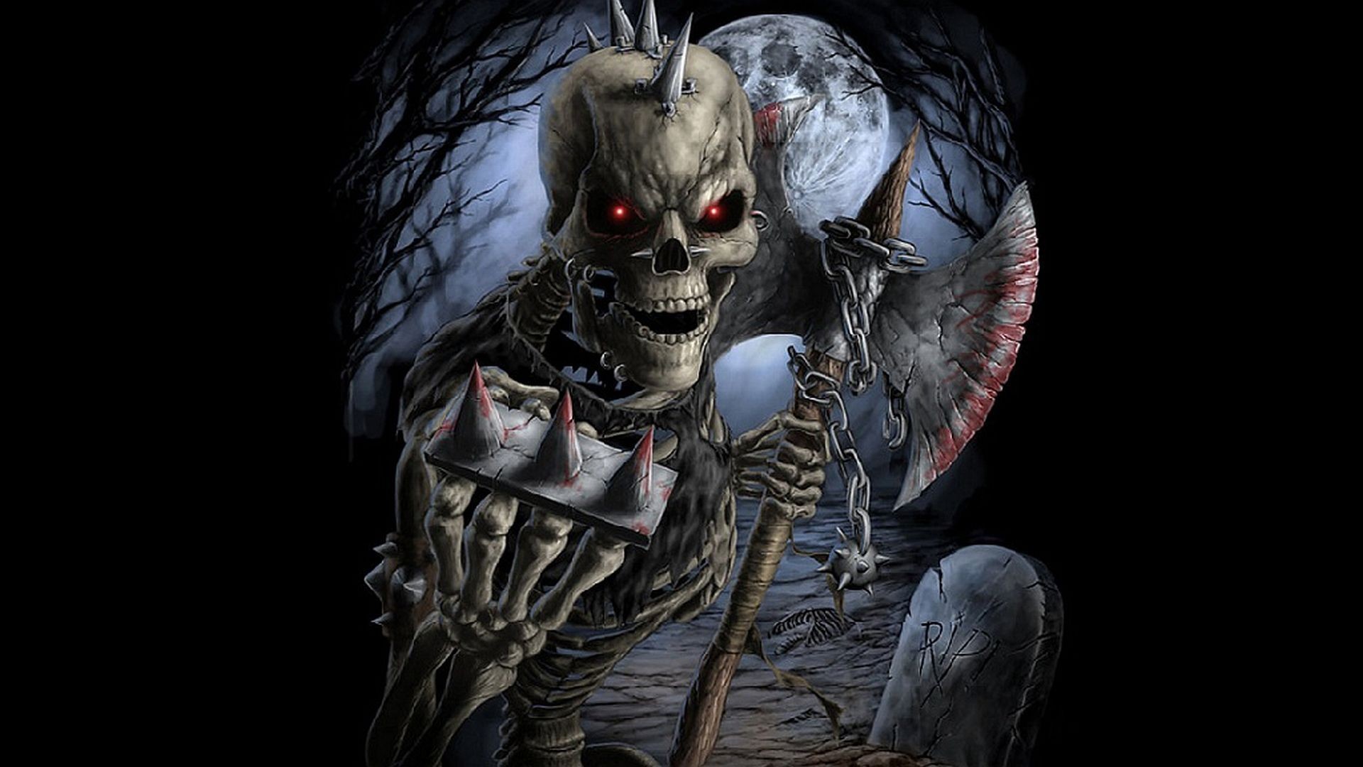 Skull Dark Fantasy
 Wallpapers