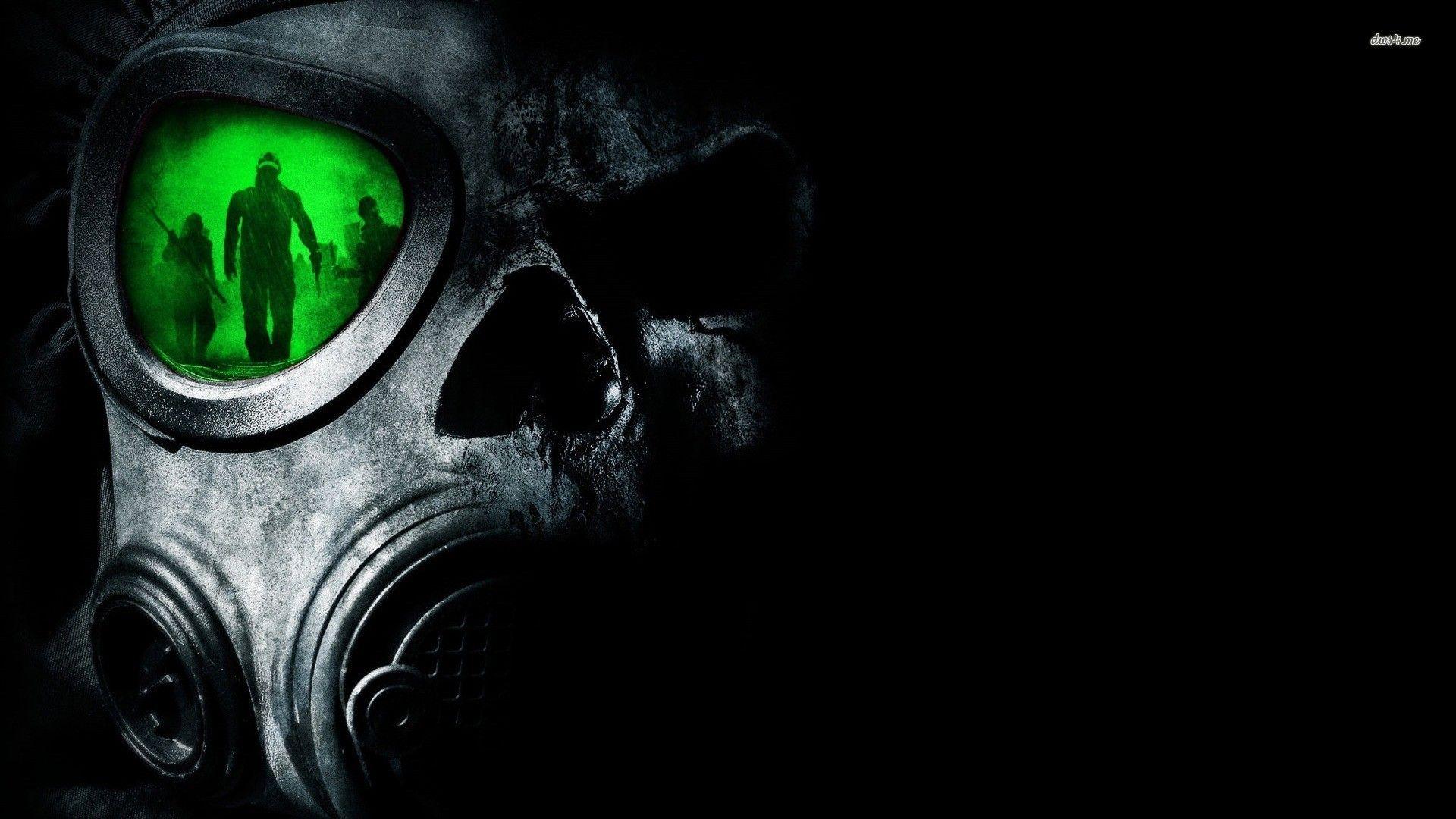 Skull Gas Mask Wallpapers