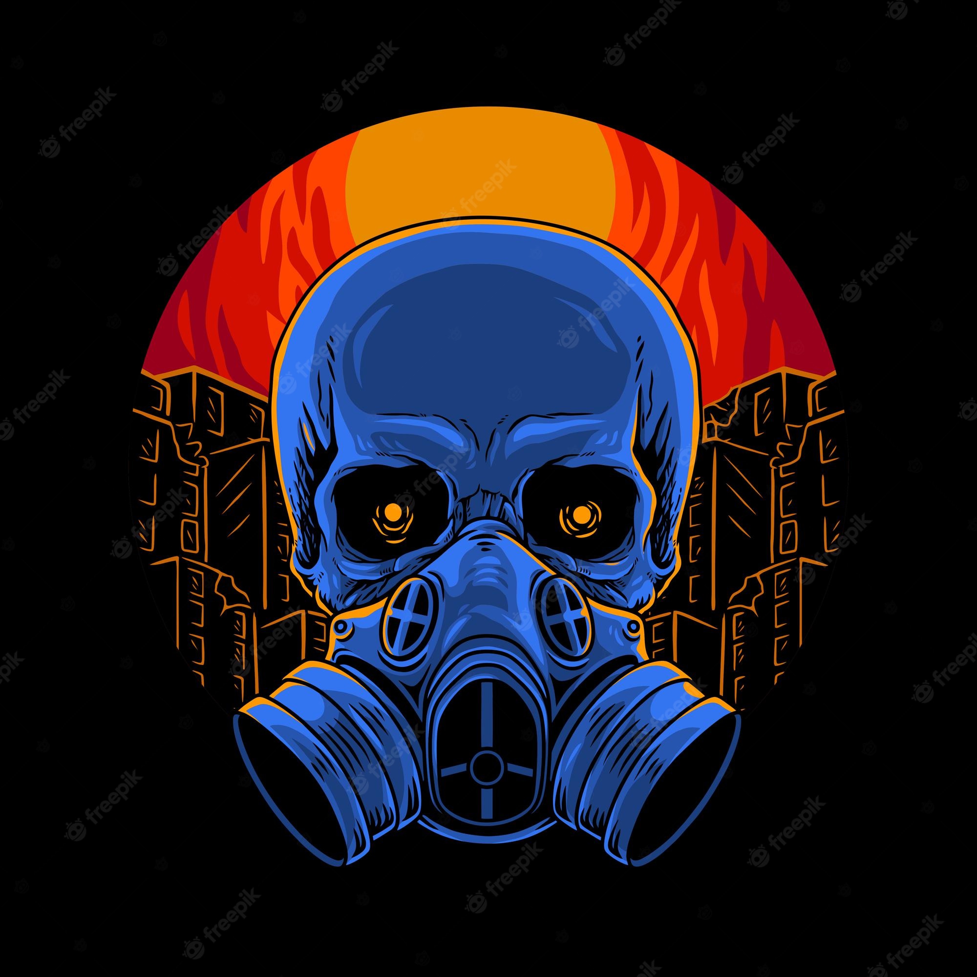 Skull Gas Mask Wallpapers