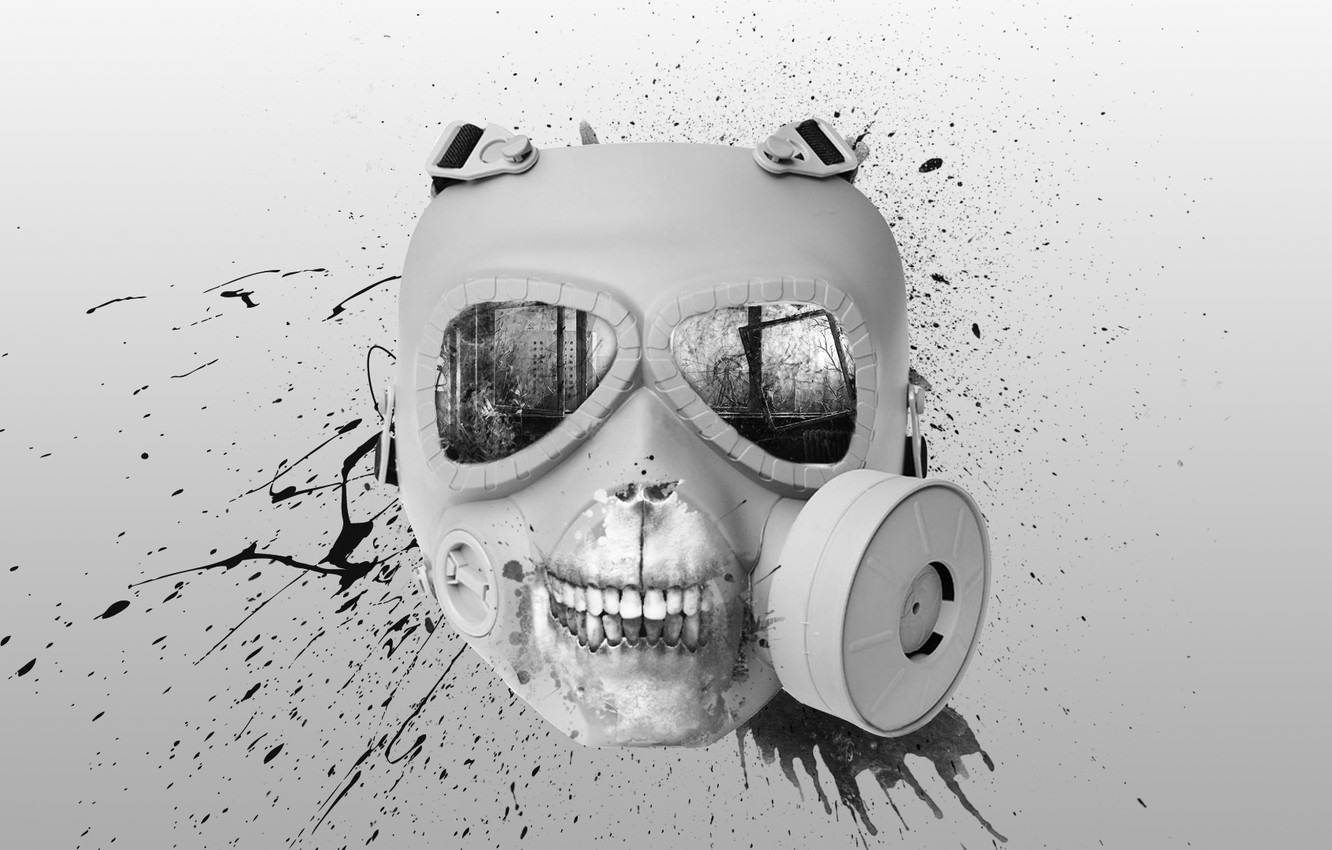 Skull Gas Mask Wallpapers