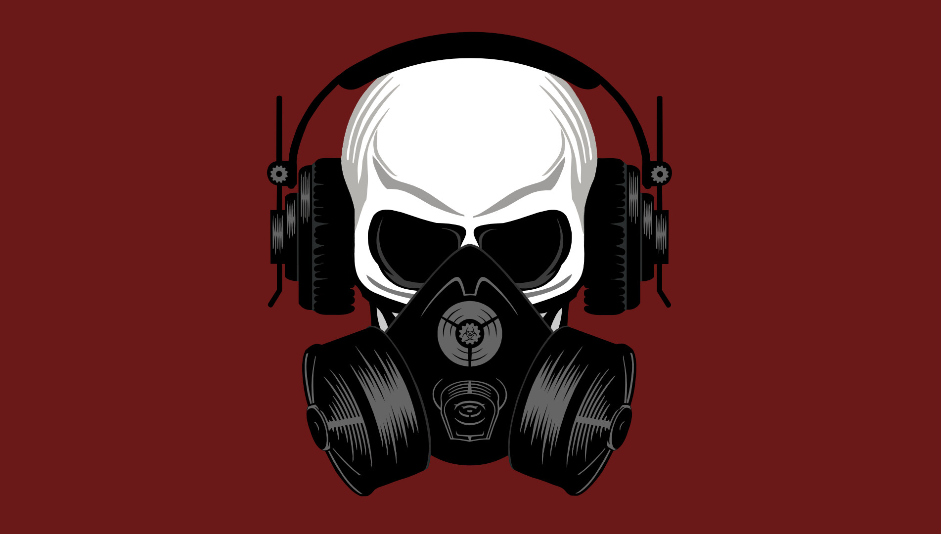 Skull Gas Mask Wallpapers